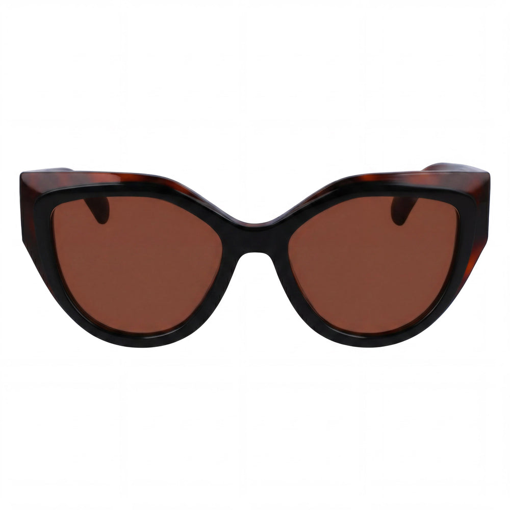 Gafas de sol Salvatore Ferragamo Sf2004s para hombre de plástico con protección UV de color negro carey, no polarizadas, 53 mm