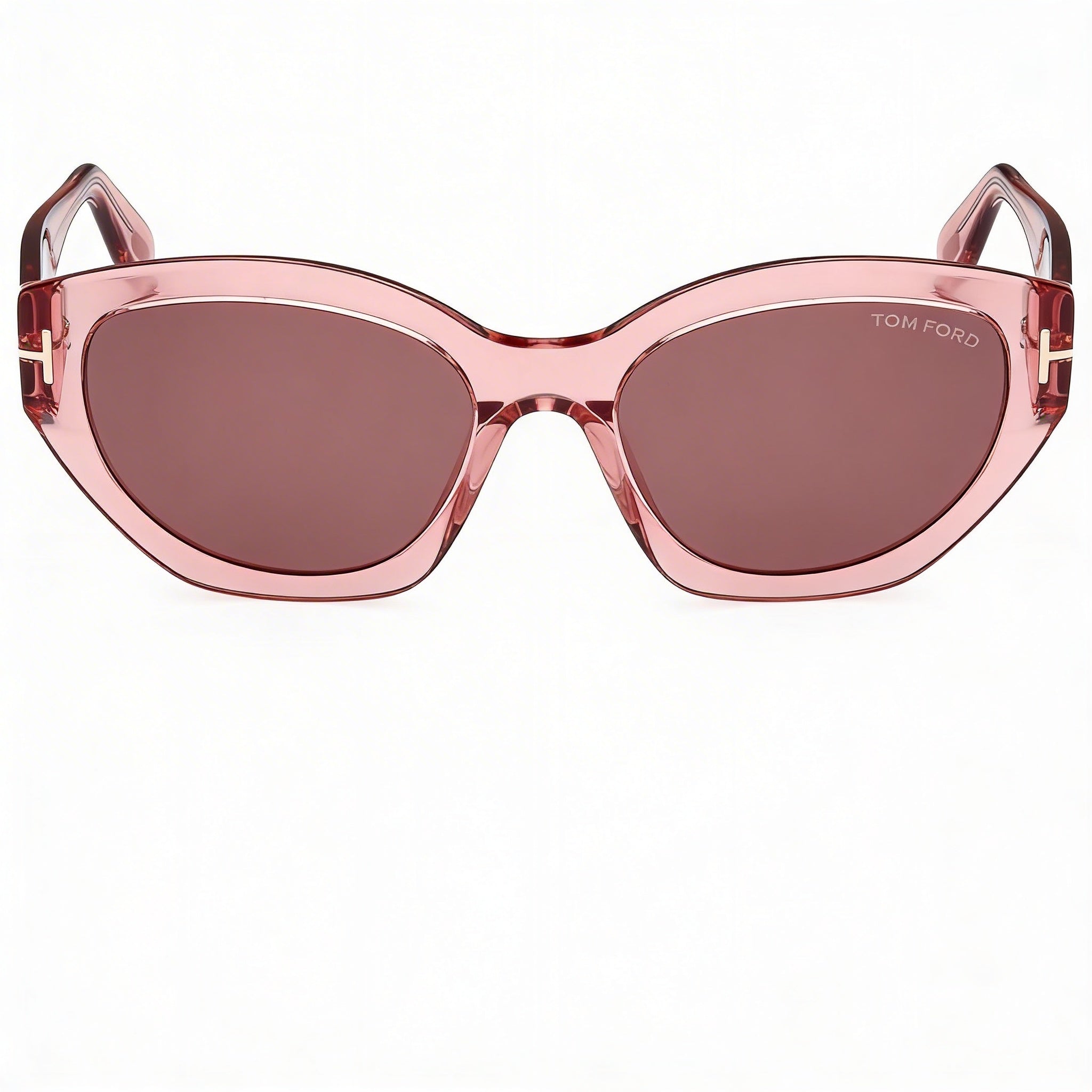 Tom Ford Classic Women's Multi-coloured Plastic Frame Brown Lens 55mm Bridge 19mm Sunglasses, Photo 2
