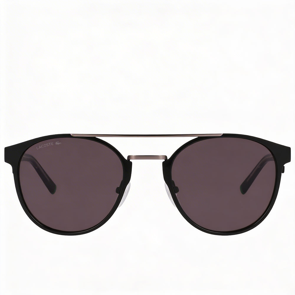 Lacoste Casual Matte Black Metal Frame Polycarbonate UV Protected Sunglasses for Men and Women 53-22mm