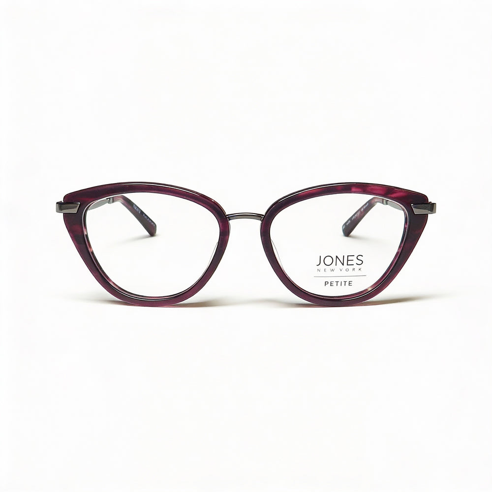 Jones New York J235 Petite Women's Metal Eyeglasses Purple Gunmetal 49-16-135