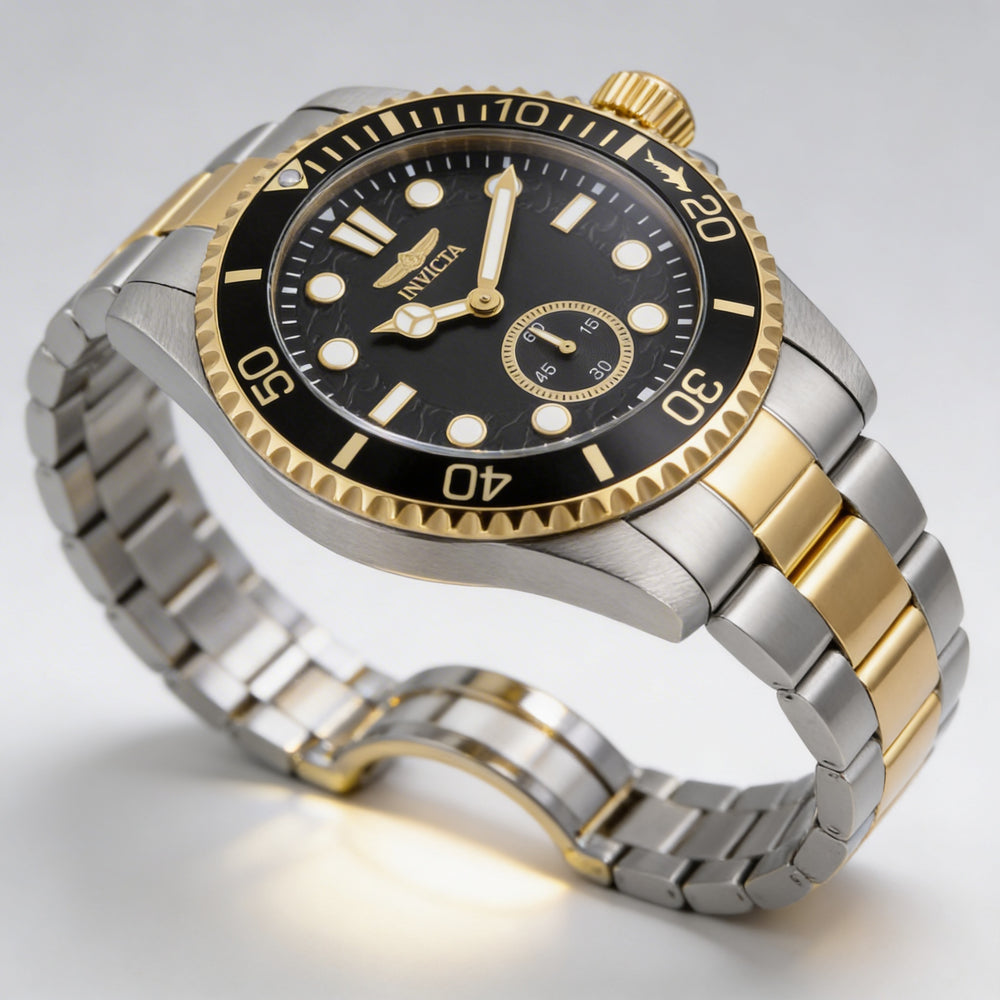 Invicta Pro Diver 49434 Men's Quartz Silver Stainless Steel Watch, Grey Dial, 43mm, 10 ATM