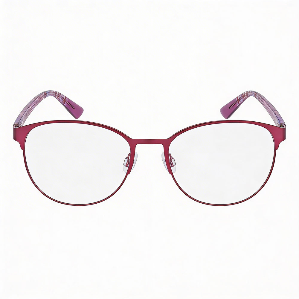 Anne Klein Ak5097 Men's Eyeglasses Frames with Metal Plum Frame, Polycarbonate Lenses, 53mm Lens Width