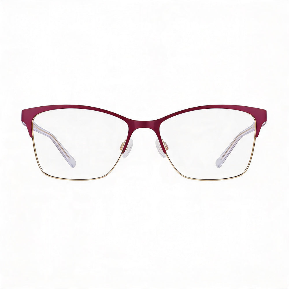 DKNY DK3008 Classic Women's Plum Gold Acetate Frame Polycarbonate Lens Sunglasses 53mm