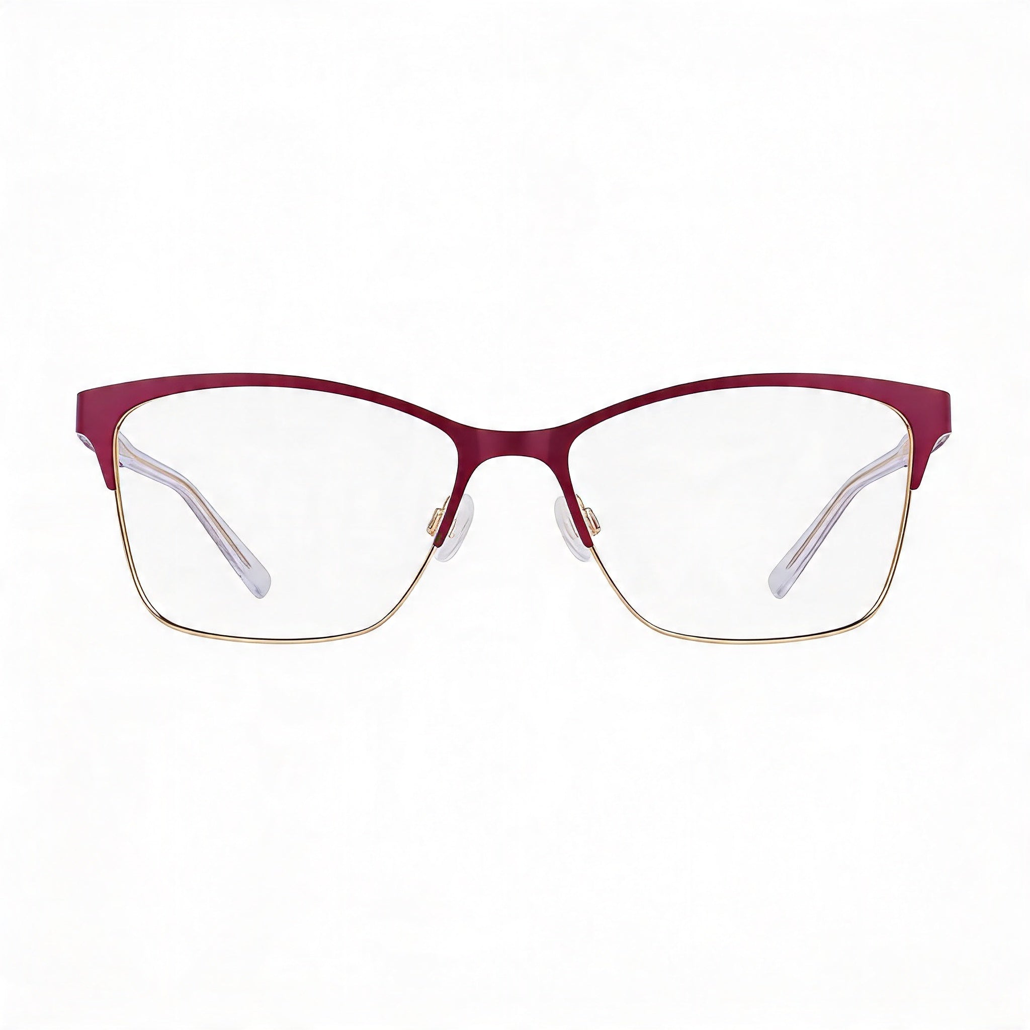 DKNY DK3008 Gafas de sol clásicas para mujer, montura de acetato color ciruela y oro, lentes de policarbonato, 53 mm, Photo 2