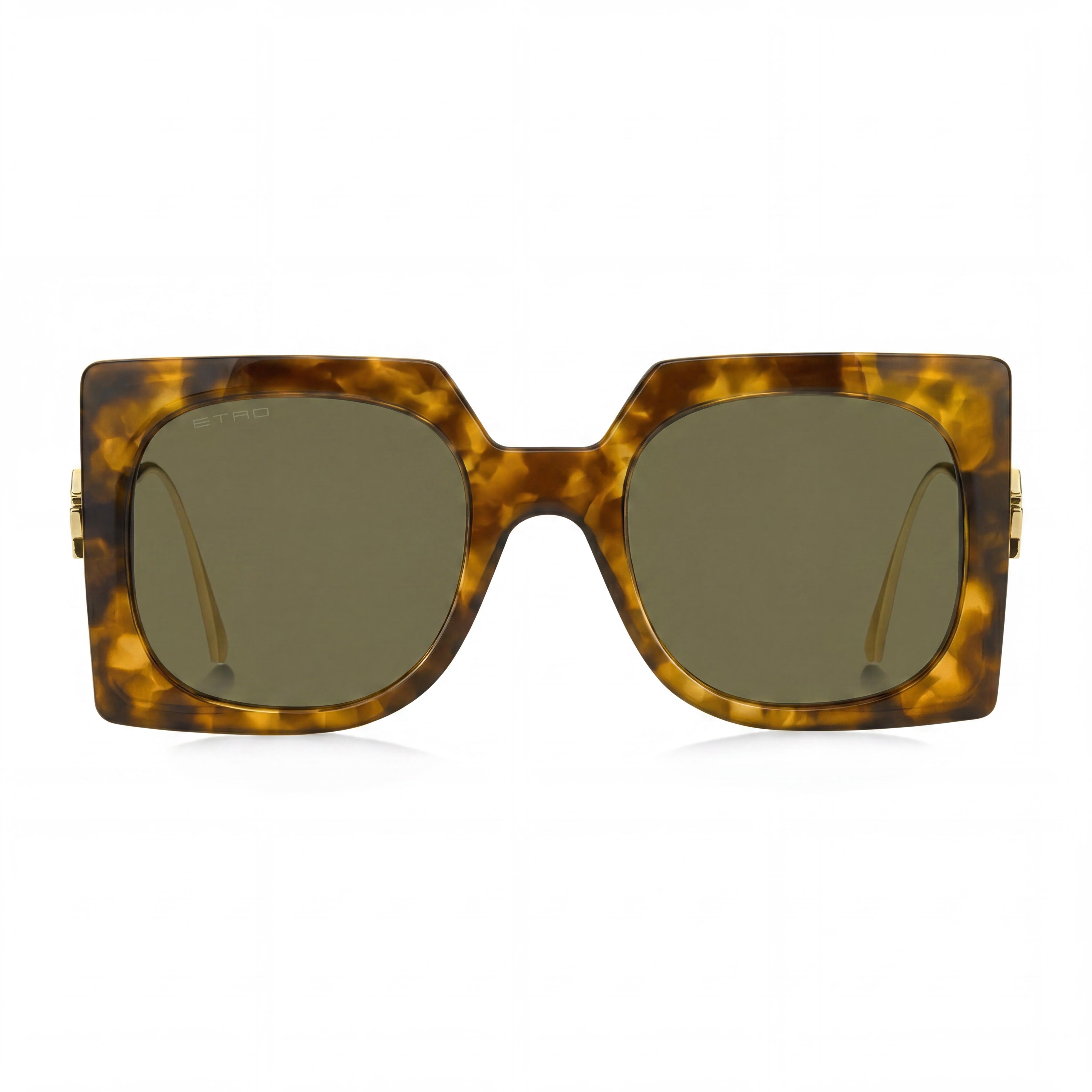 Etro ETRO 0026/S Women's Casual Non-Polarized Acetate Sunglasses Yellow Havana Brown 54mm, Photo 2