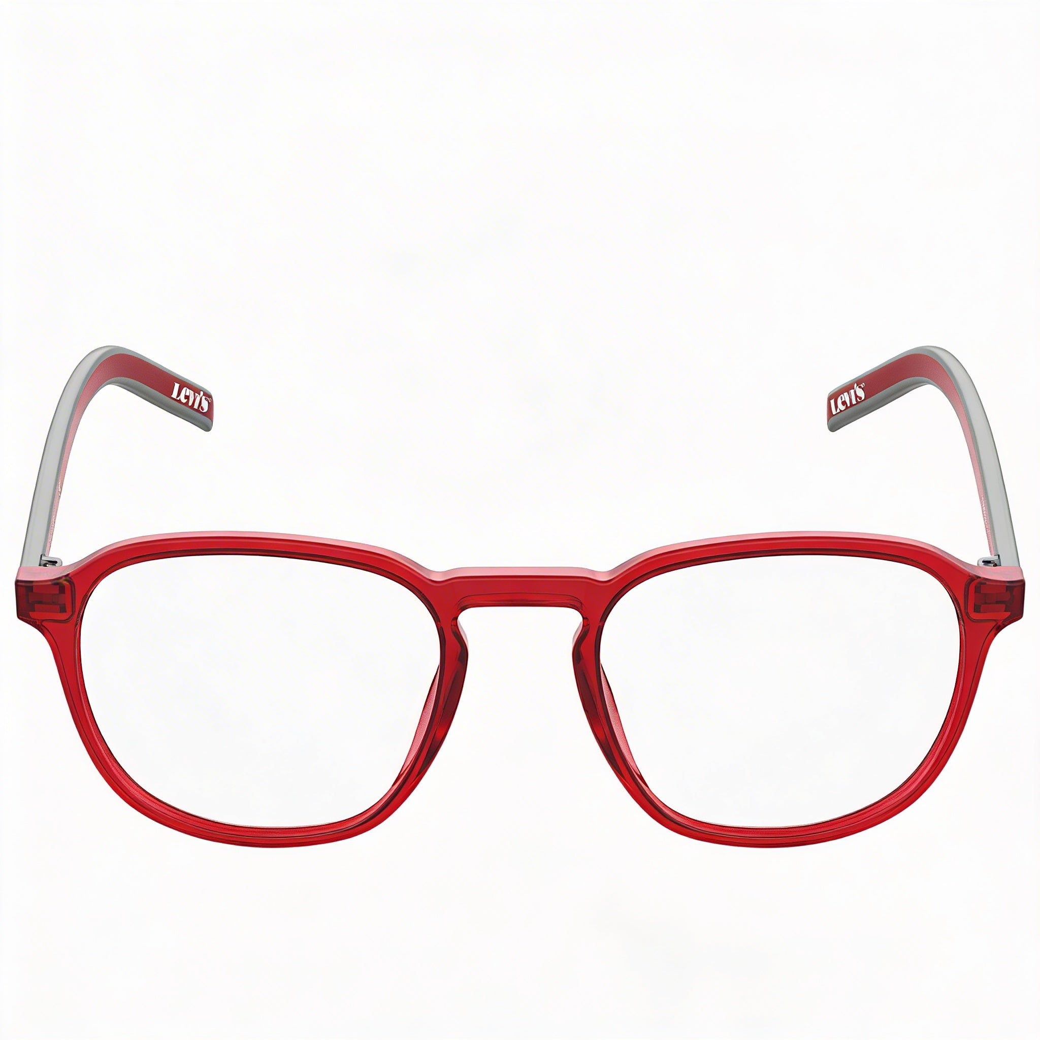 Gafas graduadas Levi's Lv 1024 para mujer, de plástico, color rojo, con lentes de 50 mm, puente de 20 mm y patillas de 145 mm., Photo 2