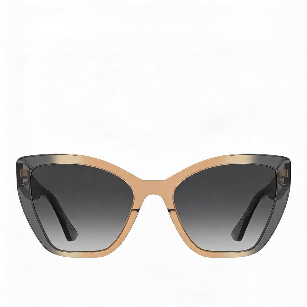 Gafas de sol Moschino para hombre MOS155/S de acetato con montura gris ocre y lentes oscuras degradadas con protección UV 55-18-140