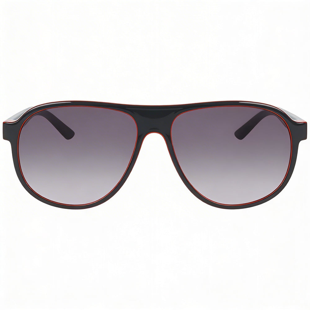Nike Vintage Icon Unisex Dark Smoke Grey Gradient Plastic Sunglasses with Smoke Gradient Lenses, 100% UV Protection, 59mm
