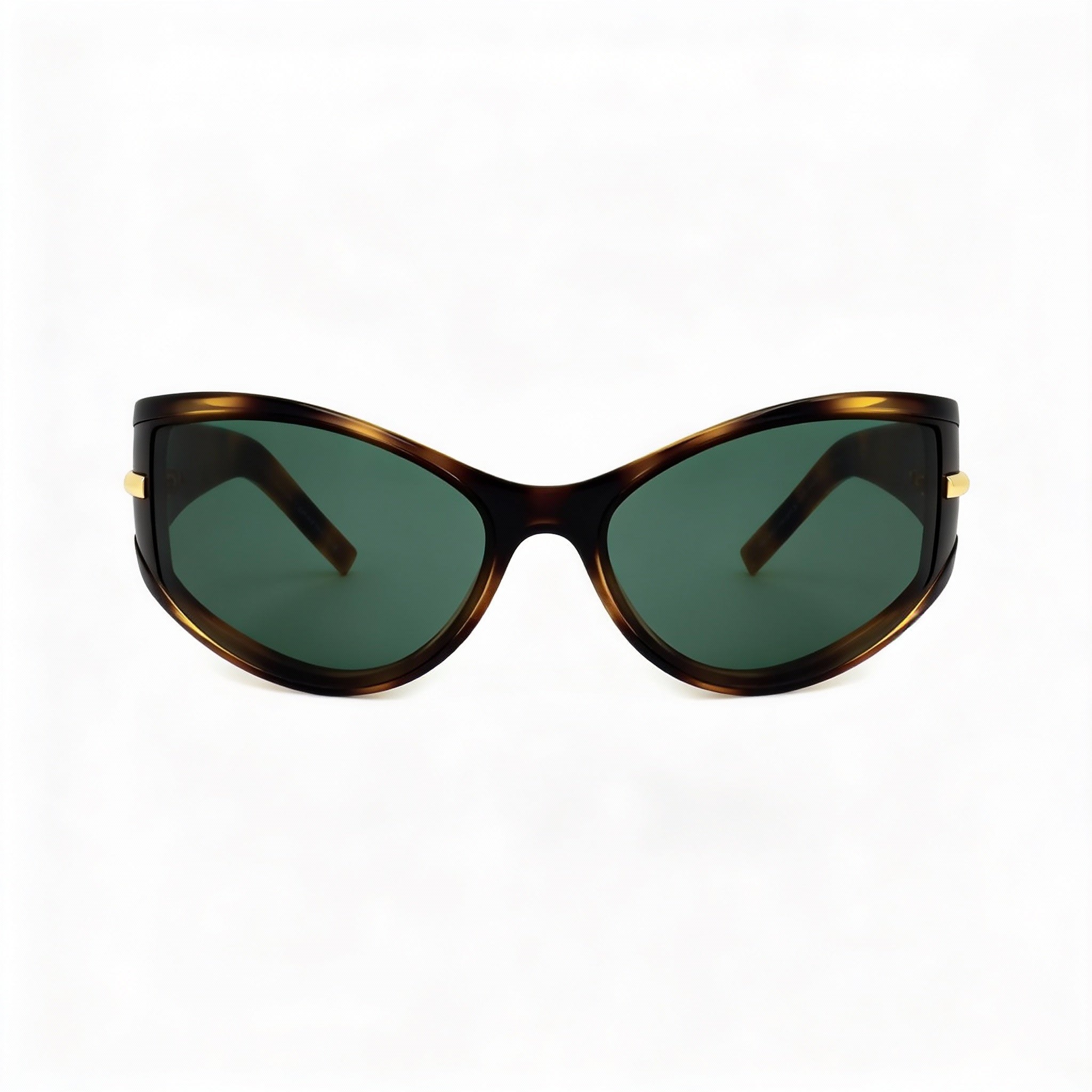 Gafas de sol Givenchy Casual para mujer, montura de plástico azul claro, lentes verdes, protección UV 400, 75-16-120 mm, Photo 2