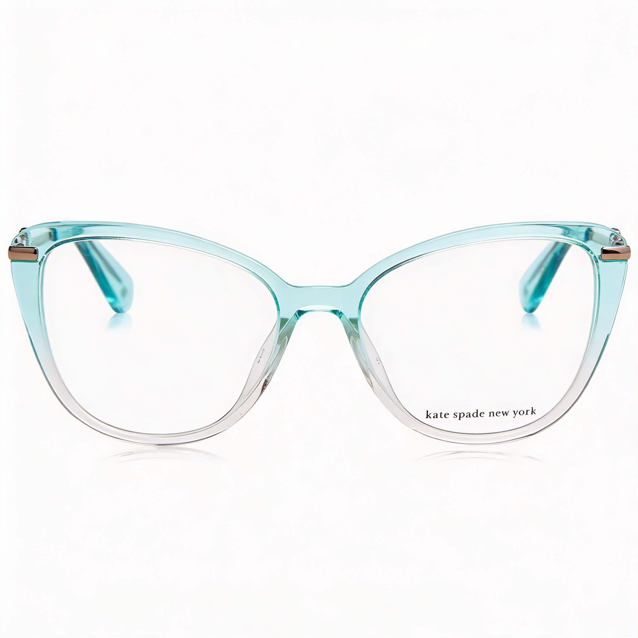 kate spade new york FLAVIA Gafas de sol de acetato verde y rosa para mujer con lentes de policarbonato, 51 mm, Photo 2