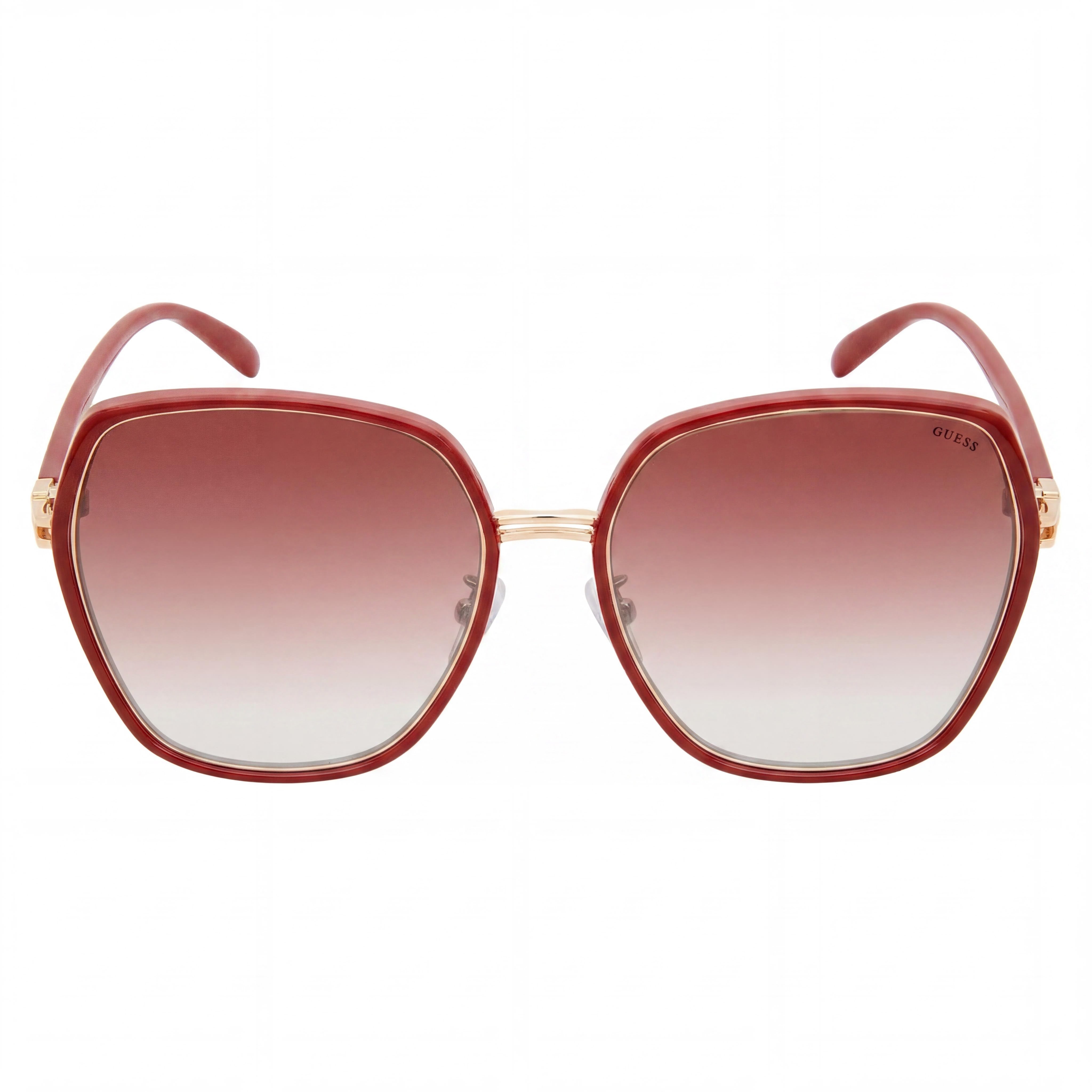 GUESS Women's Multicoloured Plastic Sunglasses 100% UV Protection Brown Lens 59-17-145mm, Photo 2