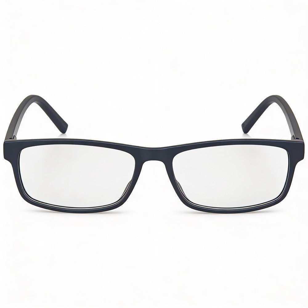 Gafas Tommy Hilfiger Modern Unisex, armazón de propionato metalizado azul, lentes de policarbonato no polarizadas, 53 mm