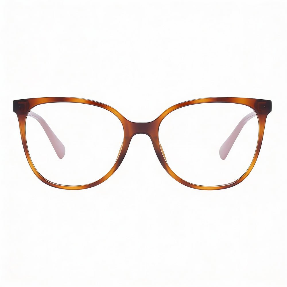 Gafas Max & Co. Modernas para mujer, color rubio Havana, inyectadas, lentes de 54 mm, puente de 17 mm, patillas de 140 mm