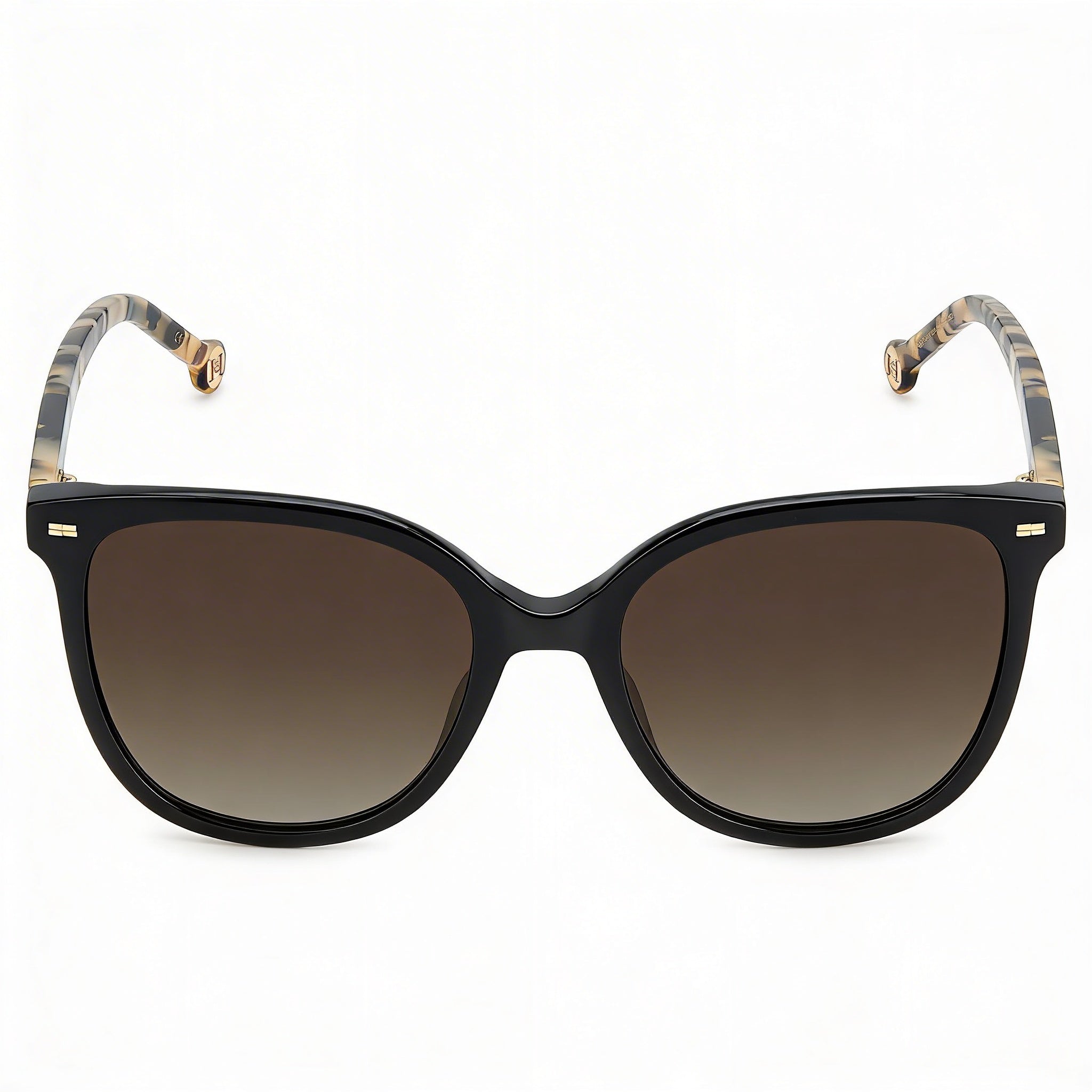 Carolina Herrera HER 0136/S Women's Square Classic Black Havana Acetate Sunglasses 100% UV Protection 55mm, Photo 2