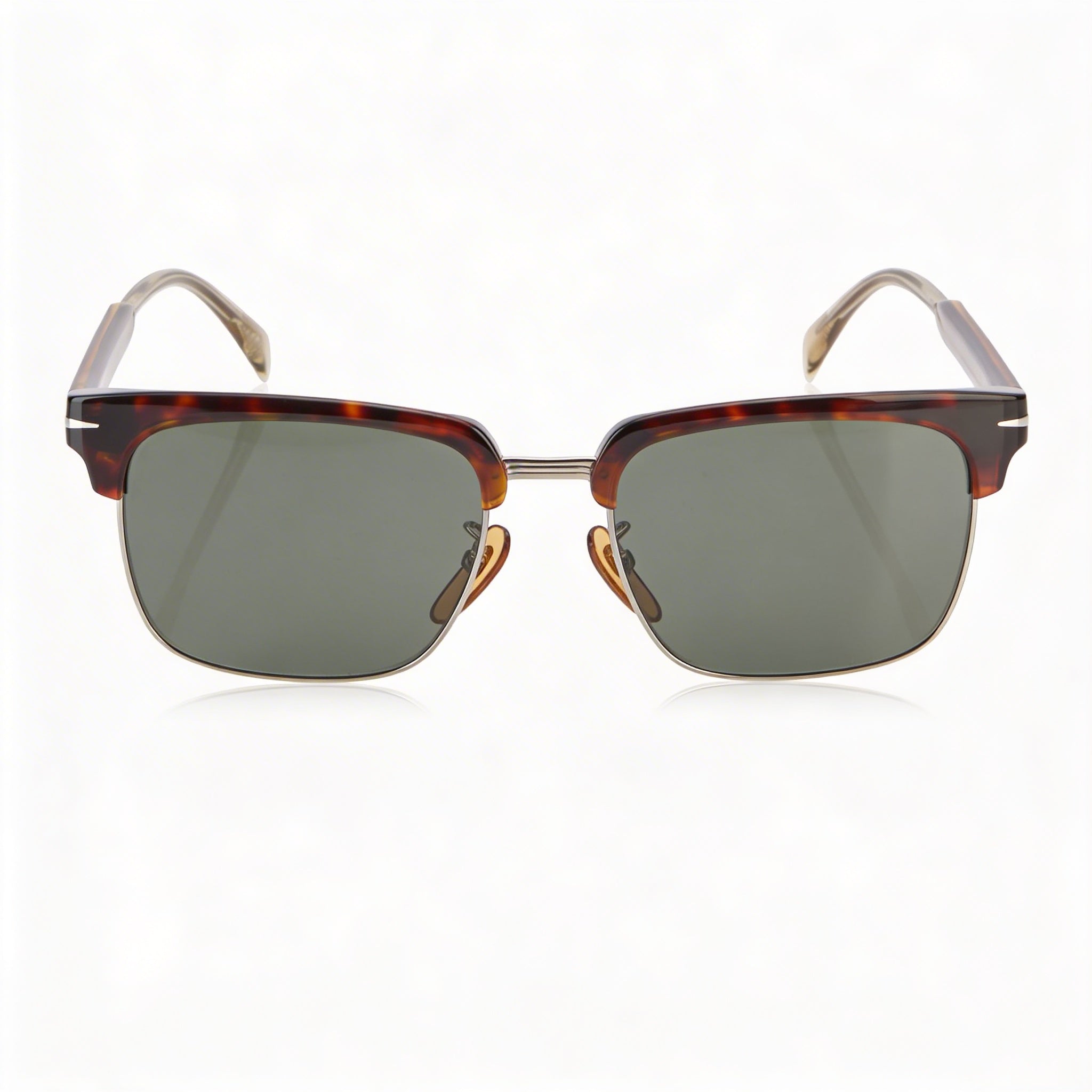 David Beckham Modern Unisex Stainless Steel Havan Ruthen Sunglasses 55mm with 100% UV Protection, Photo 2