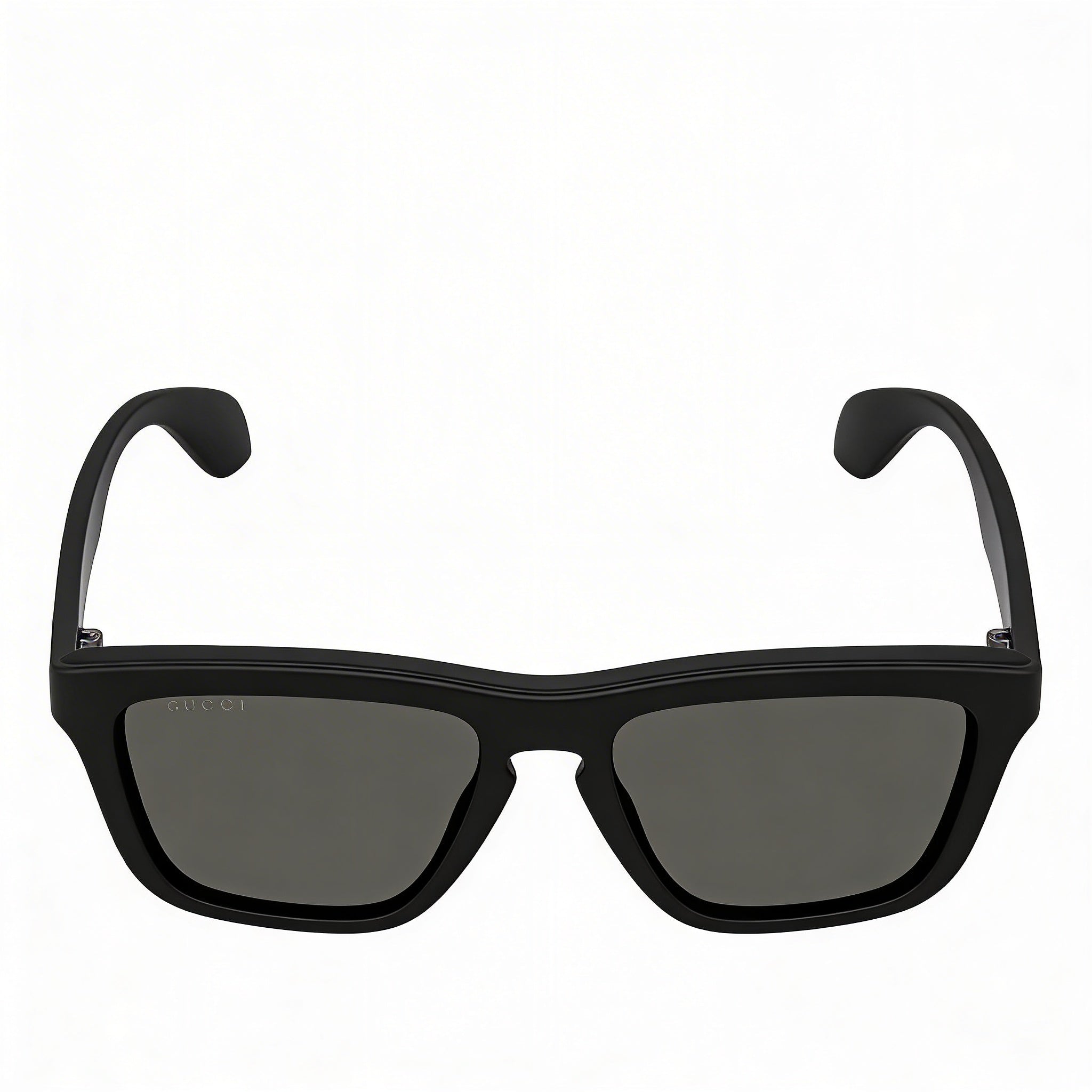 Gucci Casual Sunglasses for Men, Black Acetate Frame, Grey Non-Polarized Lenses, 55mm Lens Width, Photo 2