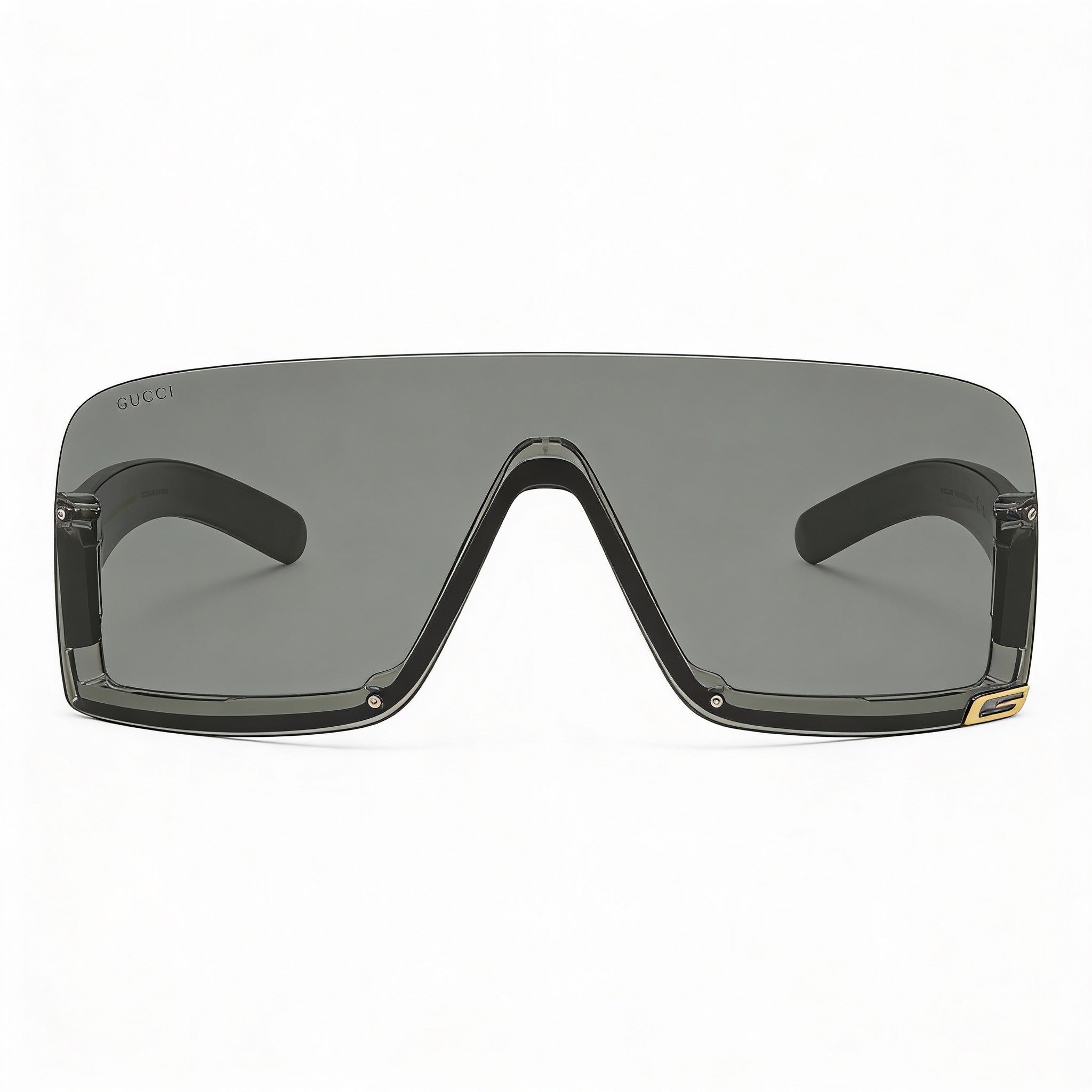 Gafas de sol Gucci para mujer, montura de inyección, gris plata, lentes plateadas ahumadas multicapa, 99-115 mm, Photo 2