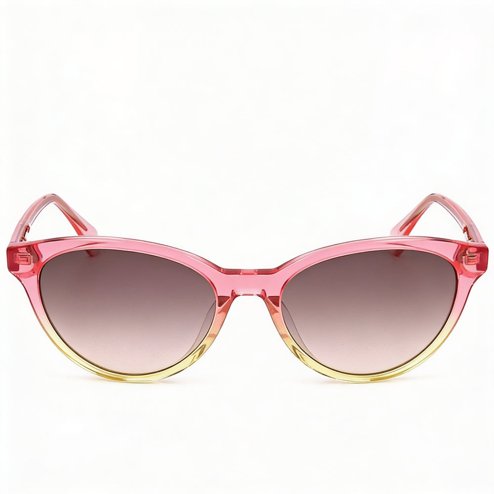 Kate Spade New York ADELINE/G/S Women's Pink Shaded Yellow Brown Gradient Acetate UV Sunglasses 55mm