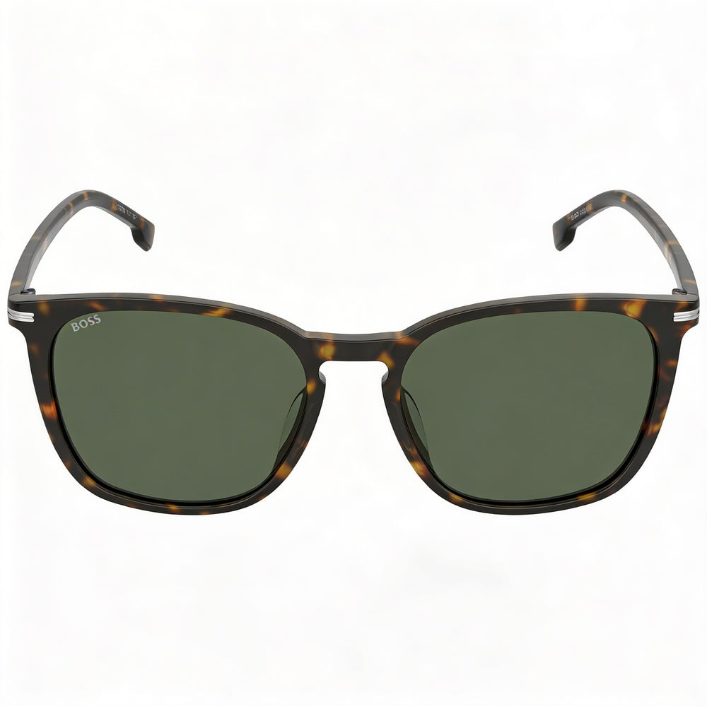 Gafas de sol Hugo Boss Havana Eco Acetate modernas para mujer con lentes de 56 mm, puente de 18 mm, varillas de 145 mm