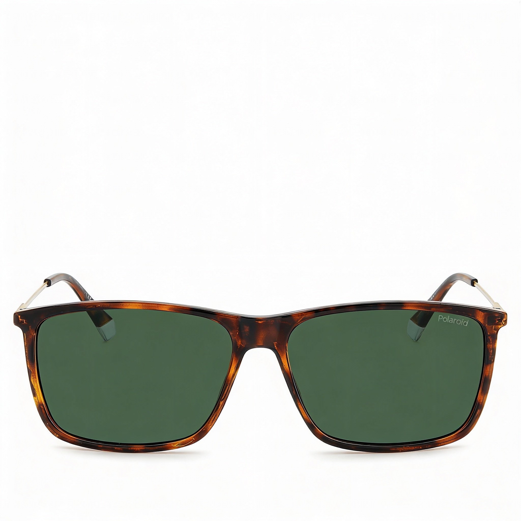 Polaroid Minimalist Unisex Havana Eco Co-Polyester Green Polarized UV Protection Sunglasses 59mm, Photo 2