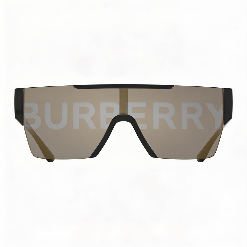 Burberry BE4291 Unisex Black Plastic Lightweight Frame Gold Mirror UV Protection Sunglasses 38-138-140