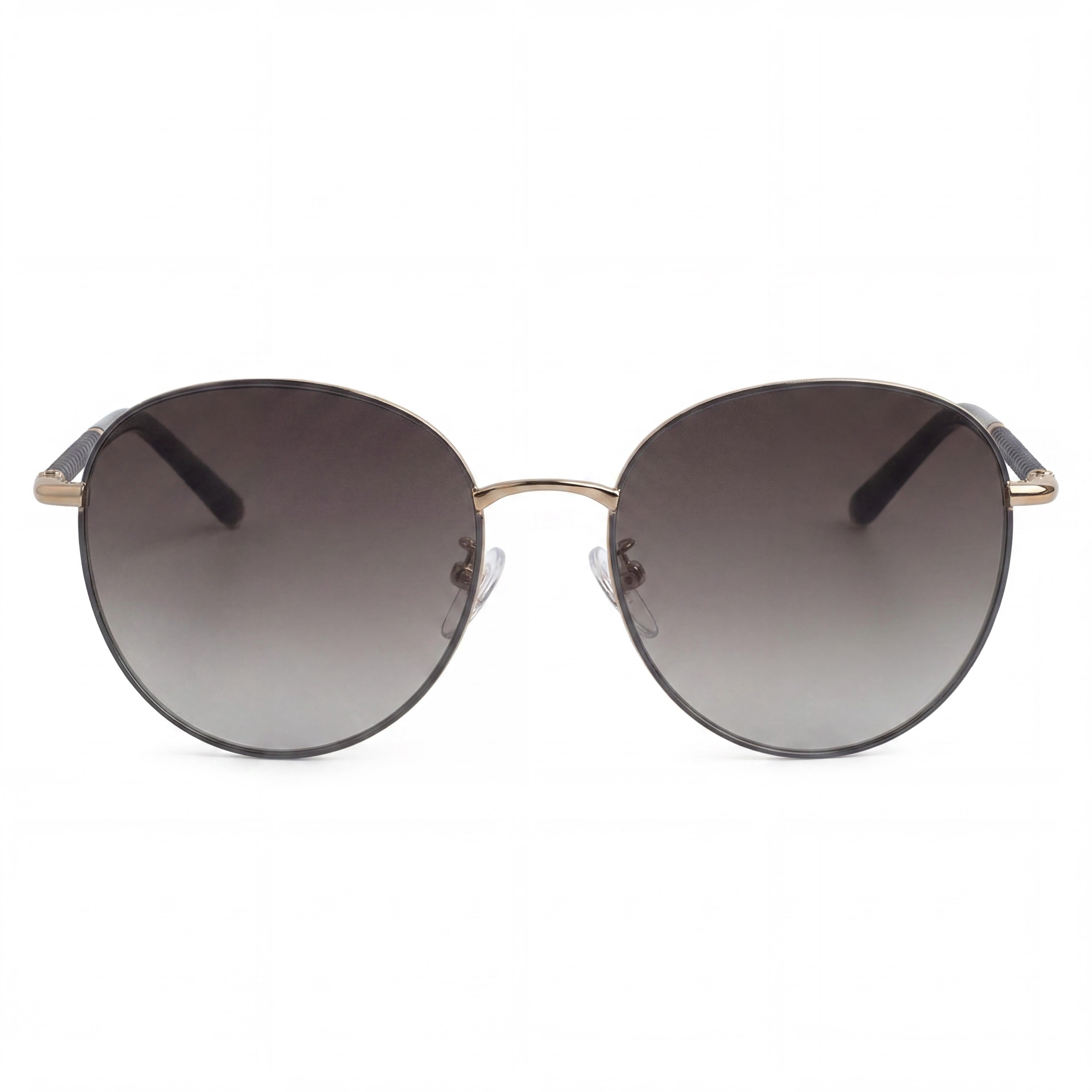 Escada SESE66 Women's Shiny Camel Stainless Steel Non-Polarized Smoke Gradient Lens Sunglasses 56-19-140, Photo 2
