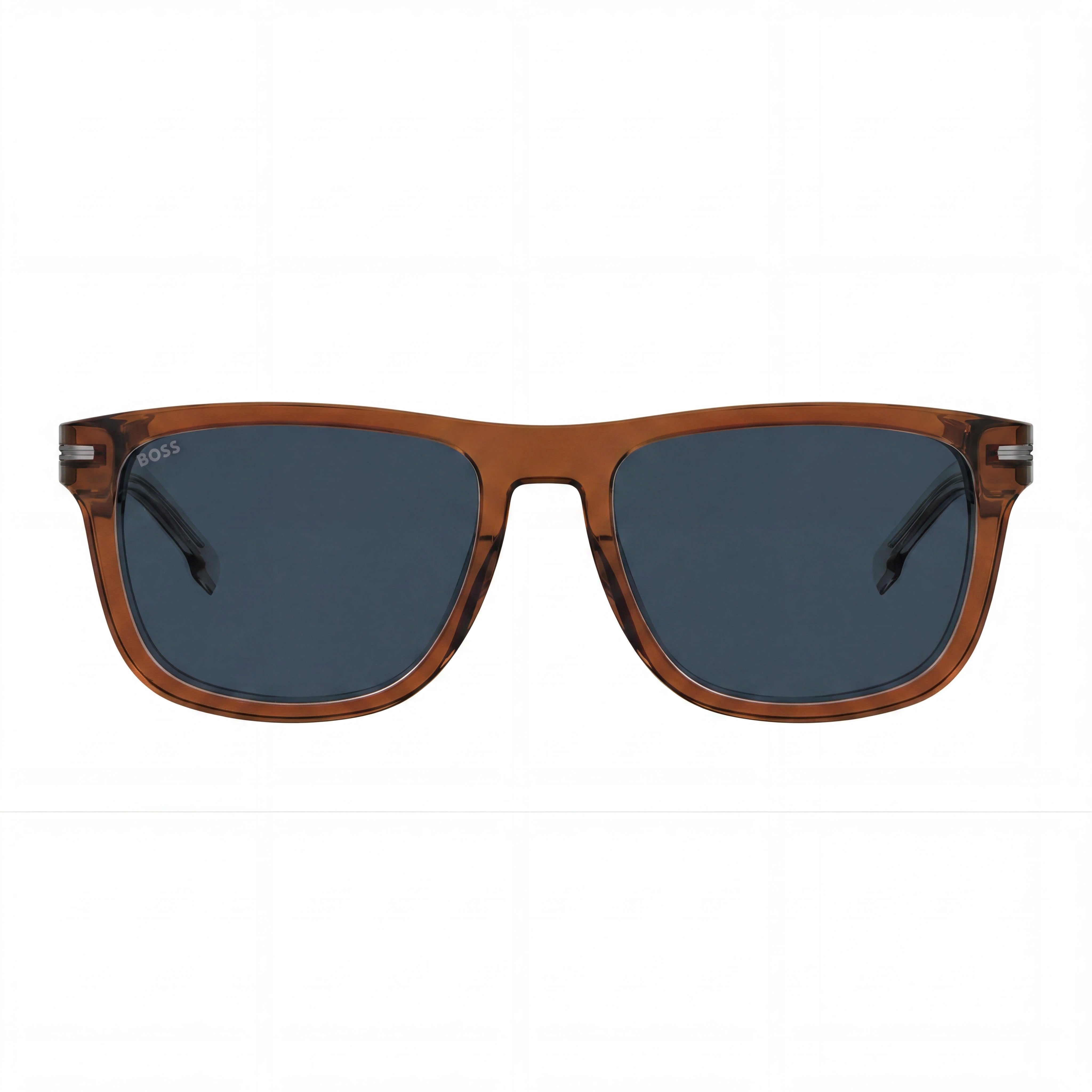 Hugo Boss Boss 1626/S Men's Brown Eco Acetate Casual Blue Lens UV Protection Sunglasses 55mm, Photo 2