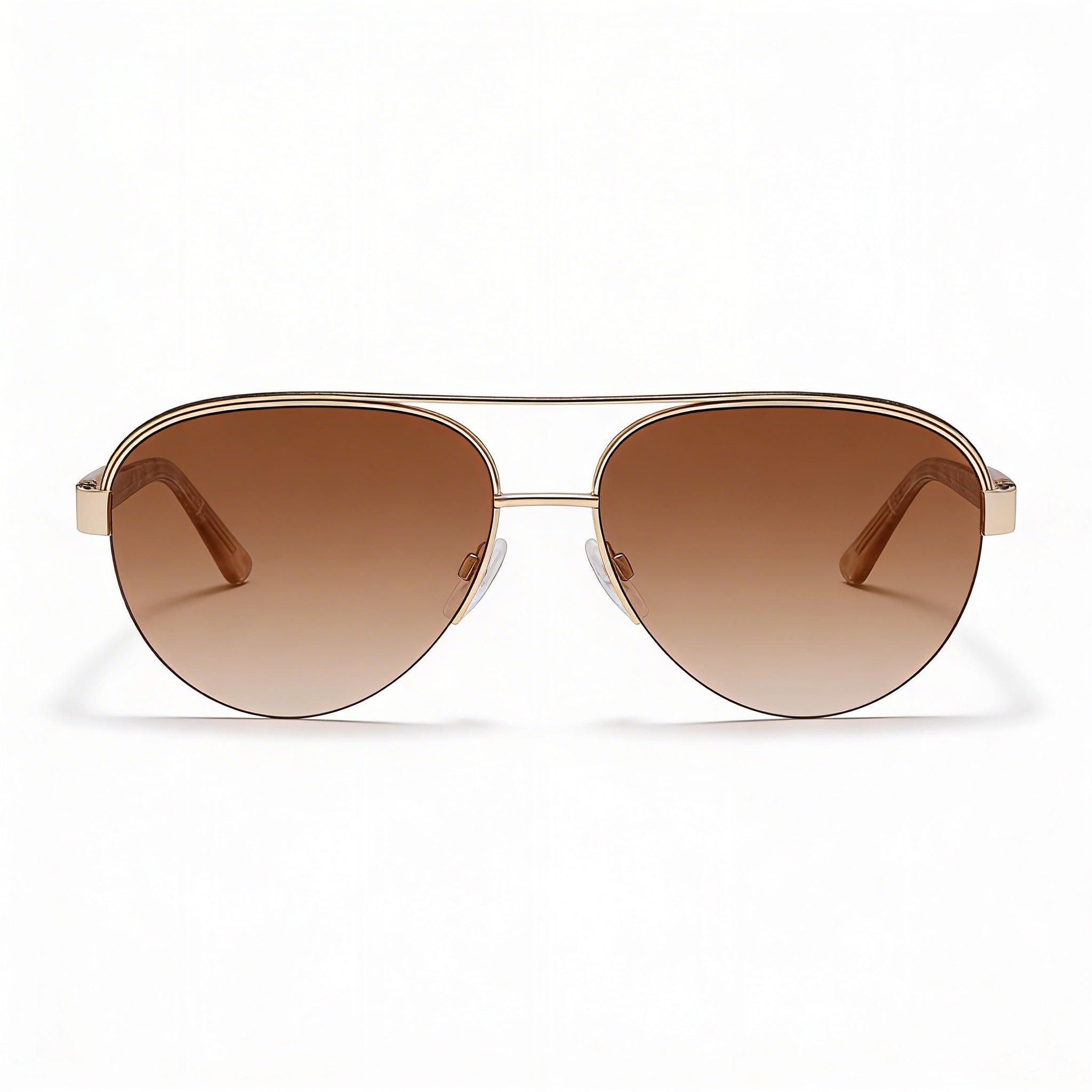 bebe Bb7252 Women's Gold Acetate Frame with Polycarbonate UV Protected Non-Polarized Lenses Eyewear 57-15-140mm, Photo 2