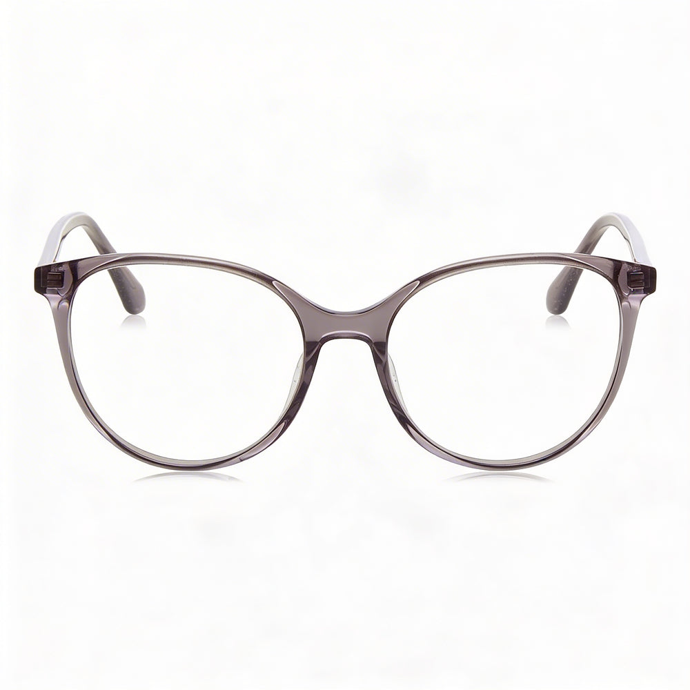 Kate Spade New York - Montura de gafas cuadrada de acetato gris transparente para mujer, montura completa, 51-17-140 mm