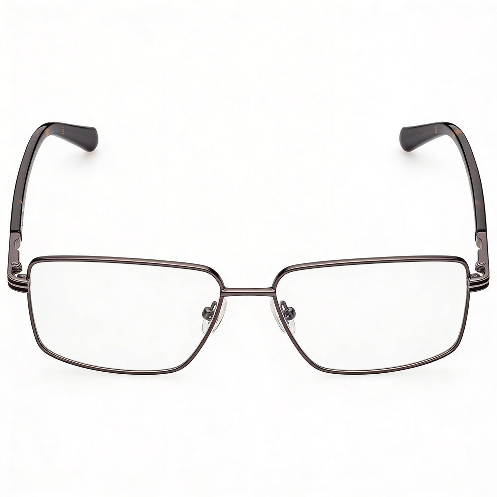 Guess GU50061 Black Rectangle Eyeglasses for Men, Metal 54mm