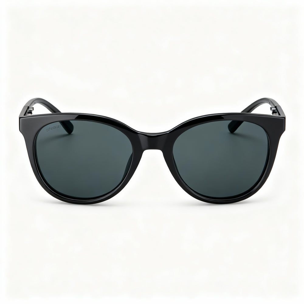 SMITH Bayside Unisex Polarized Bio-Based Sunglasses, Black Frame, Polarized Gray Lenses, 54mm