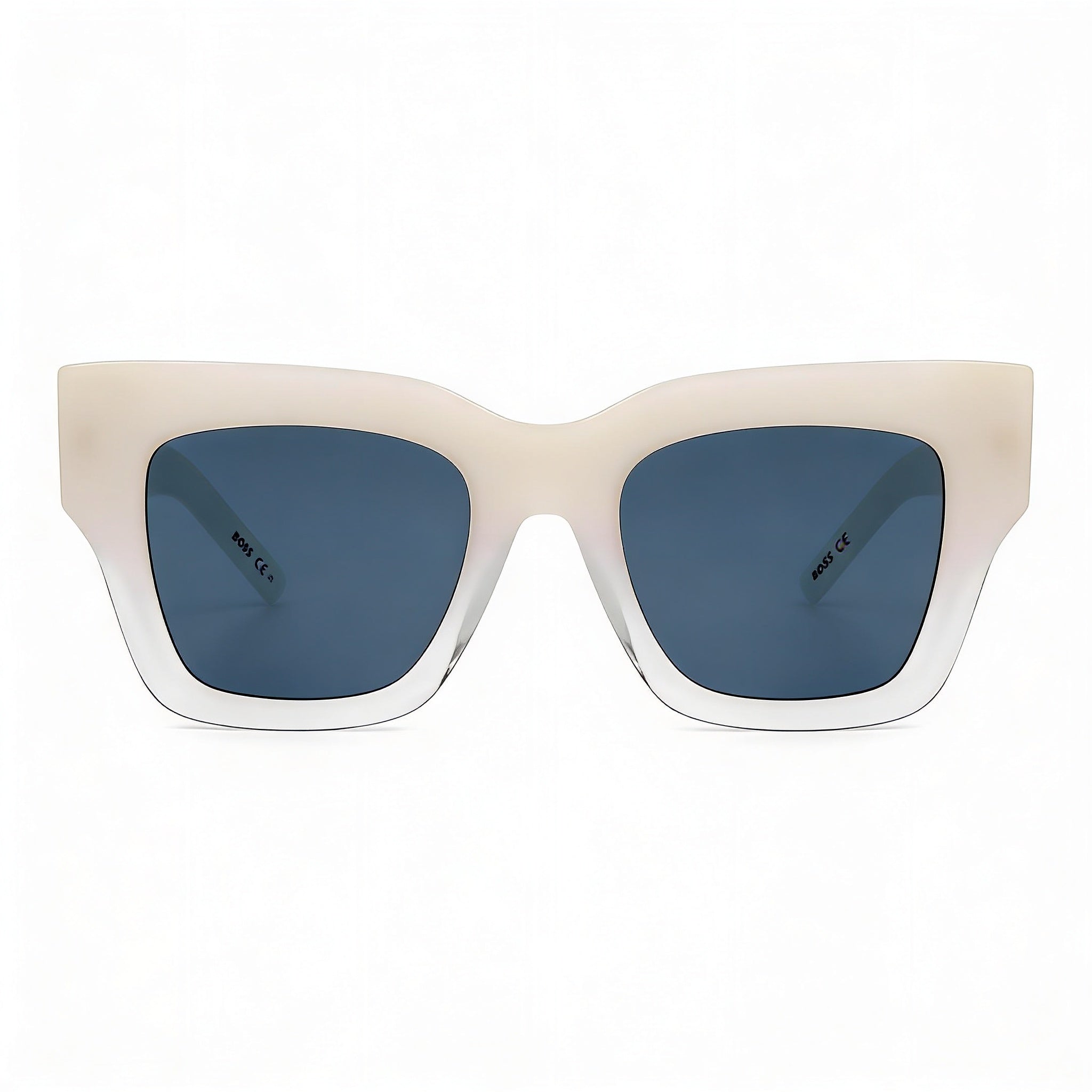 Gafas de sol Hugo Boss Casual para mujer con montura de plástico color marfil degradado y protección UV de 51 mm, Photo 2