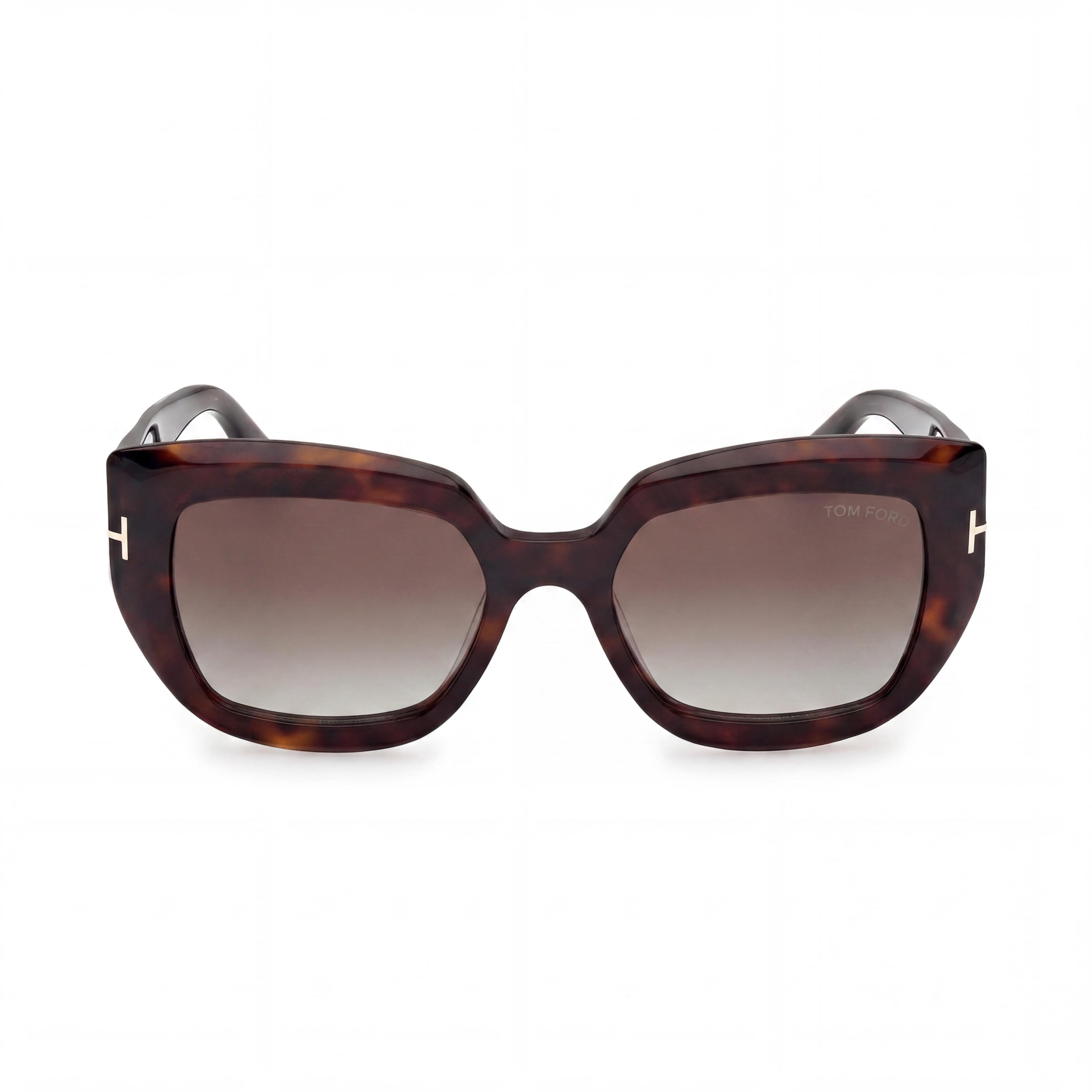 Tom Ford Butterfly Unisex Dark Havana Tortoise Frame Smoke Lenses 53mm Sunglasses, Photo 2
