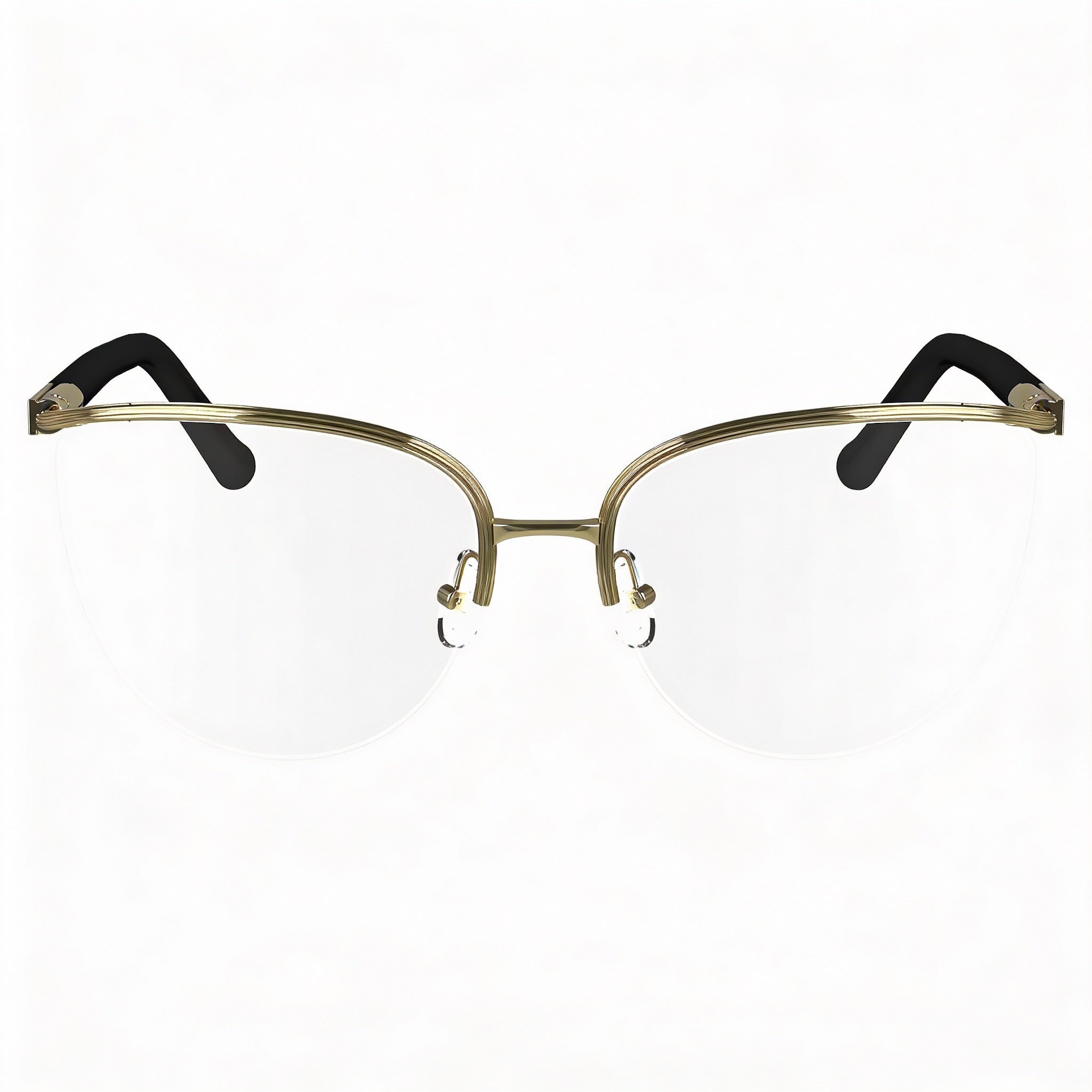 Salvatore Ferragamo Modern Unisex Polarized Sunglasses, Gold Metal Frame, Polycarbonate Lenses, 56mm Lens Width