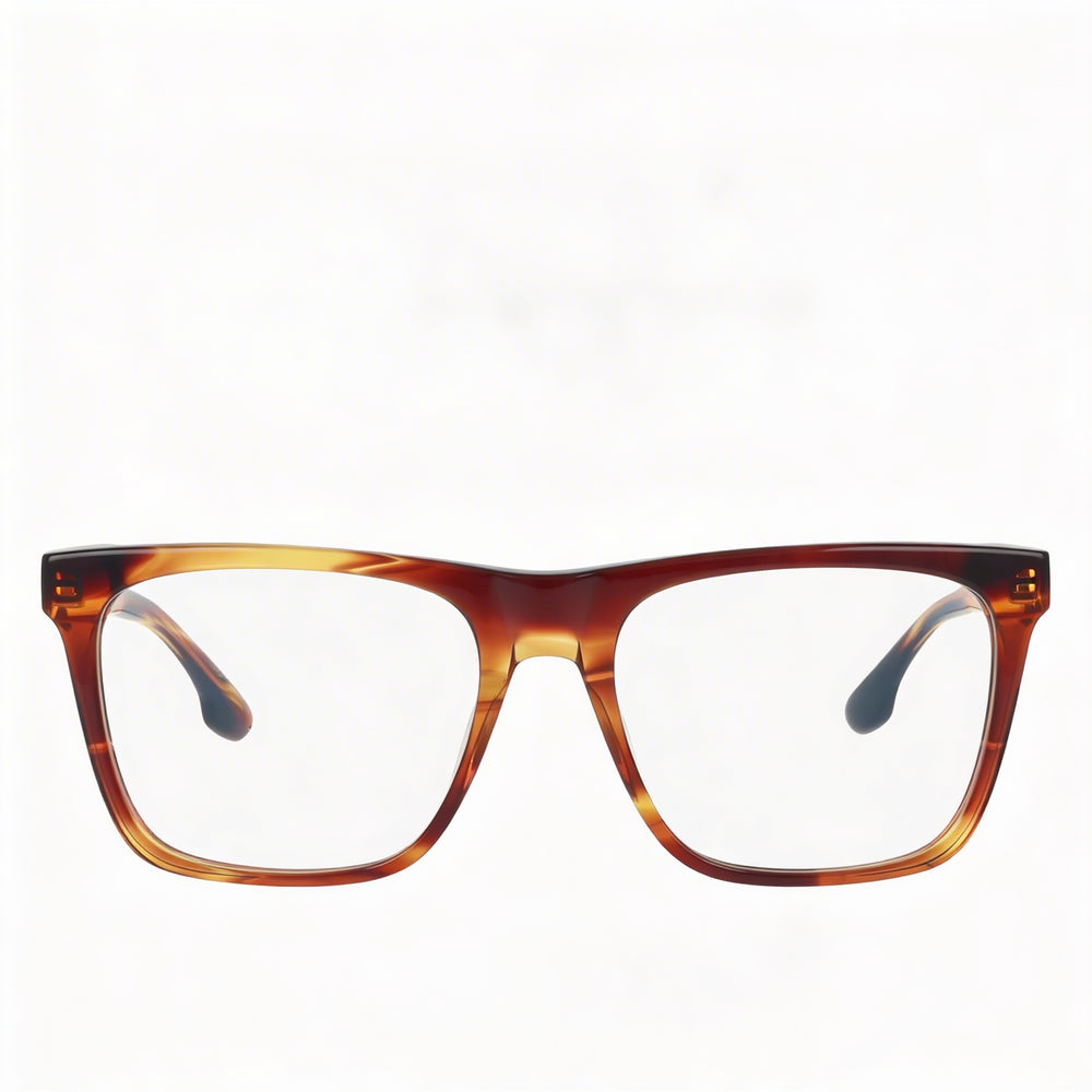 Montura de Gafas Oftálmicas Victoria Beckham Vb2679 para Mujer en Marrón Rayado, Talla 53-17-140