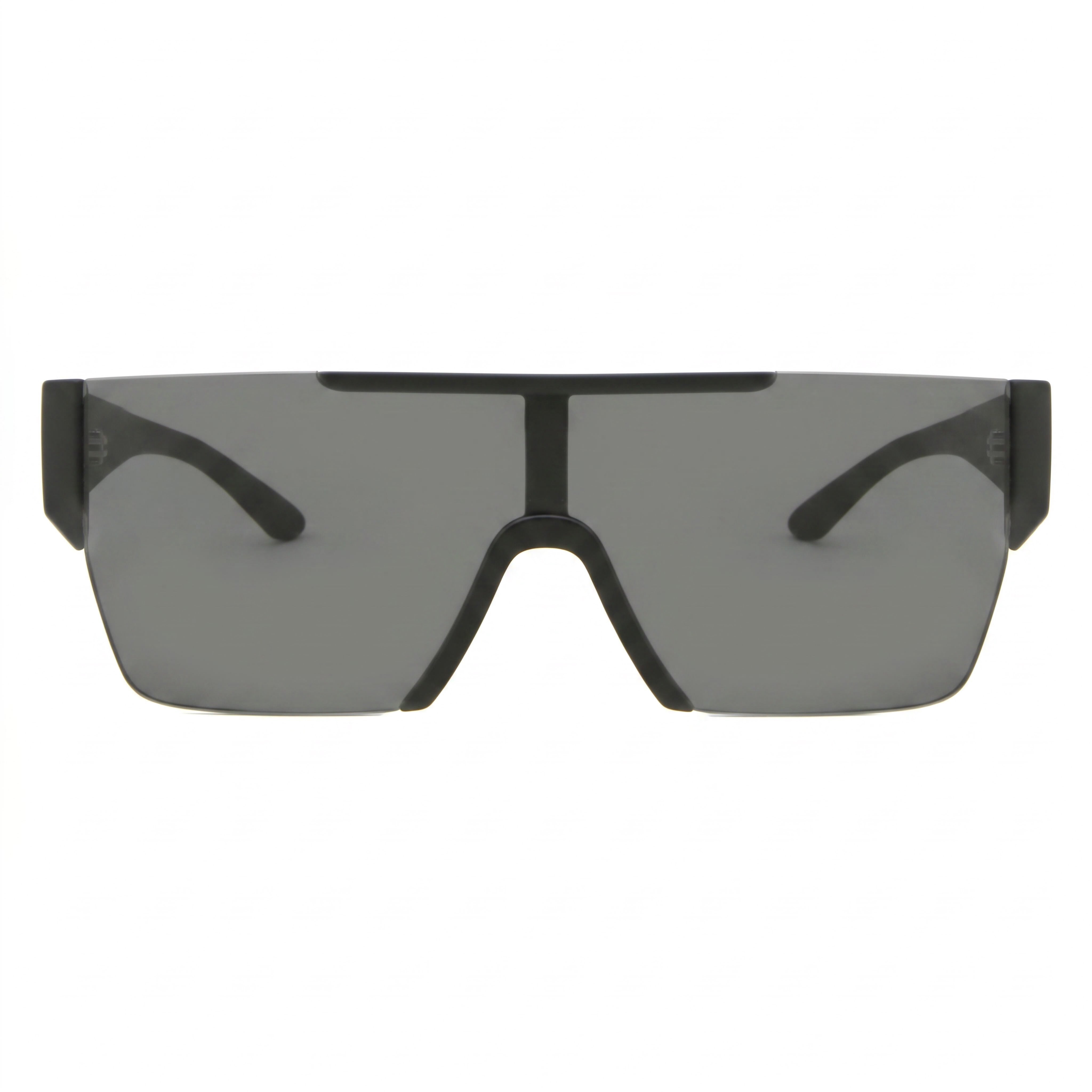 BURBERRY be 4291 Gafas de sol unisex de plástico negro mate con lentes grises, protección UV, 38-140 mm, Photo 2