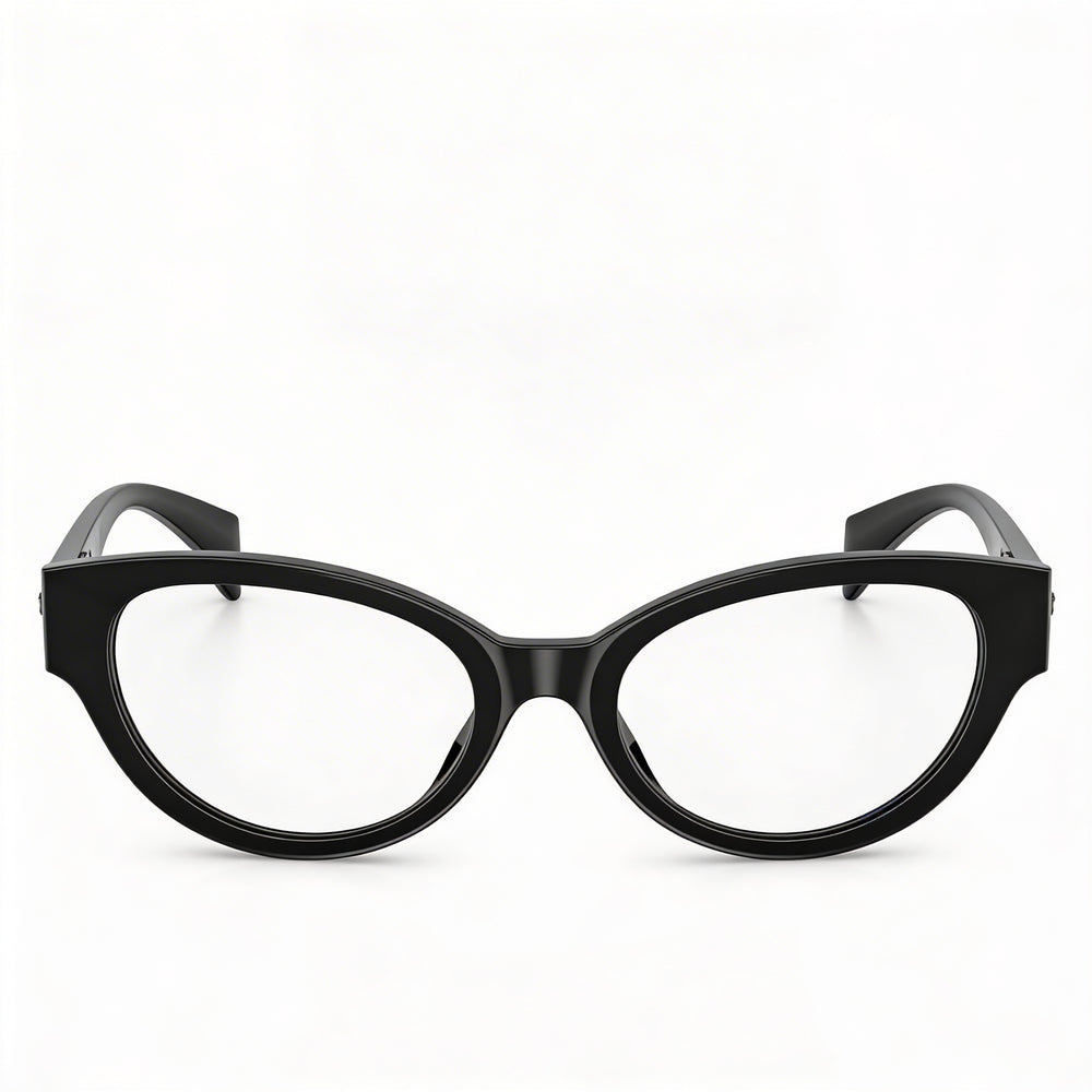 Gafas de vista Versace Ve 3361u para mujer de acetato negro transparente de 51 mm