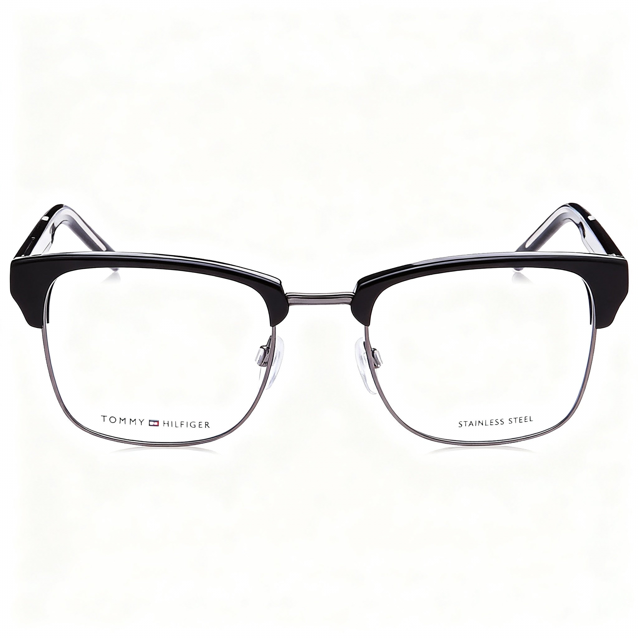 Tommy Hilfiger Modern Women's Alloy Steel Frame Black Non-polarised Polycarbonate Lens Sunglasses 54mm