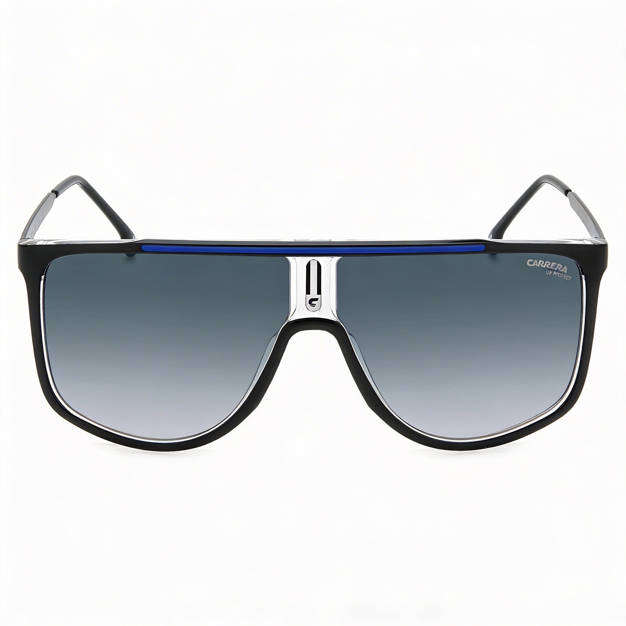 Gafas de sol Carrera Casual de hombre negras y azules de poliamida no polarizadas con 100% protección UV 61mm, Photo 2