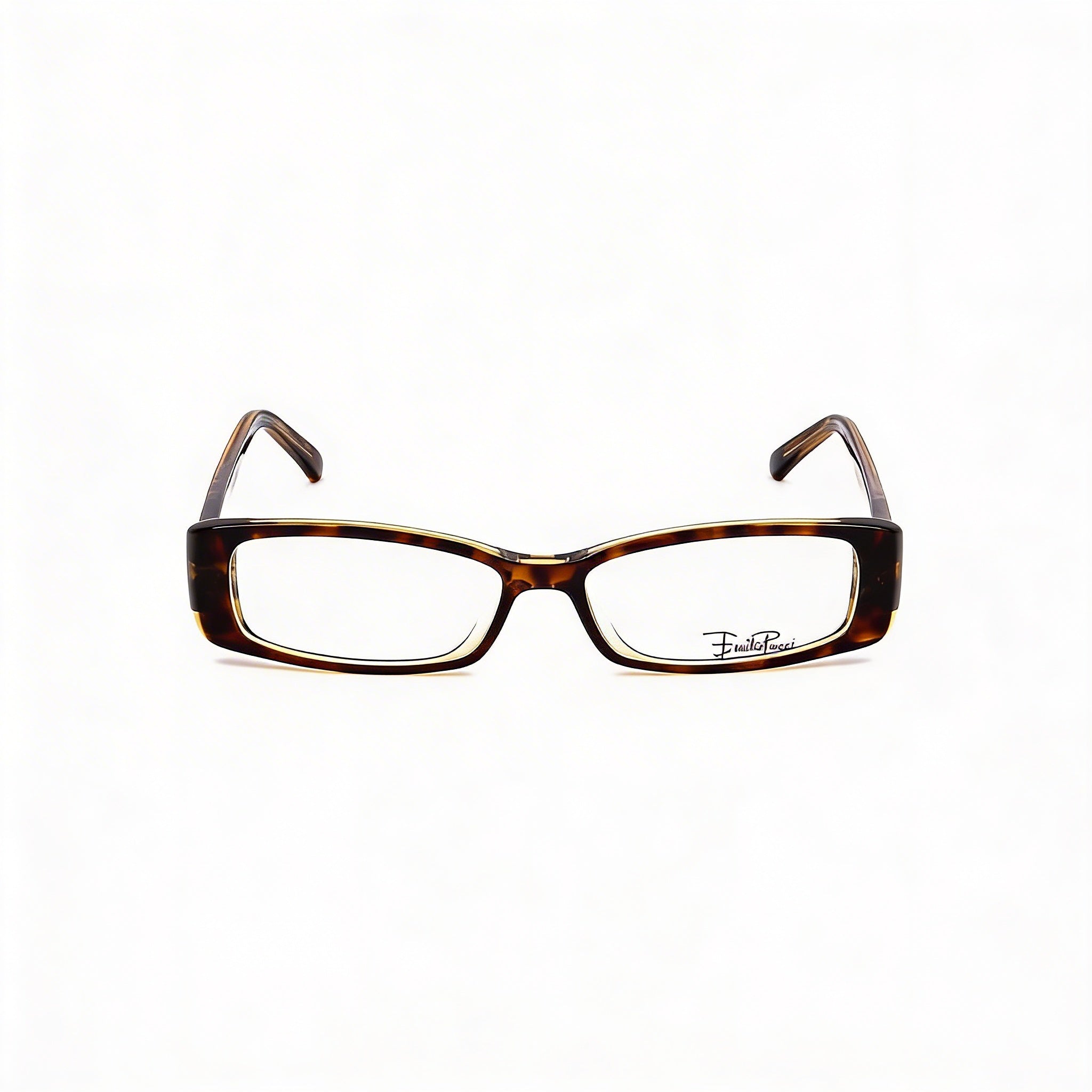 Emilio Pucci Ep2655 Unisex Eyeglasses, featuring an Orange-colored Composite Frame, with a 51mm Lens Width, Photo 2