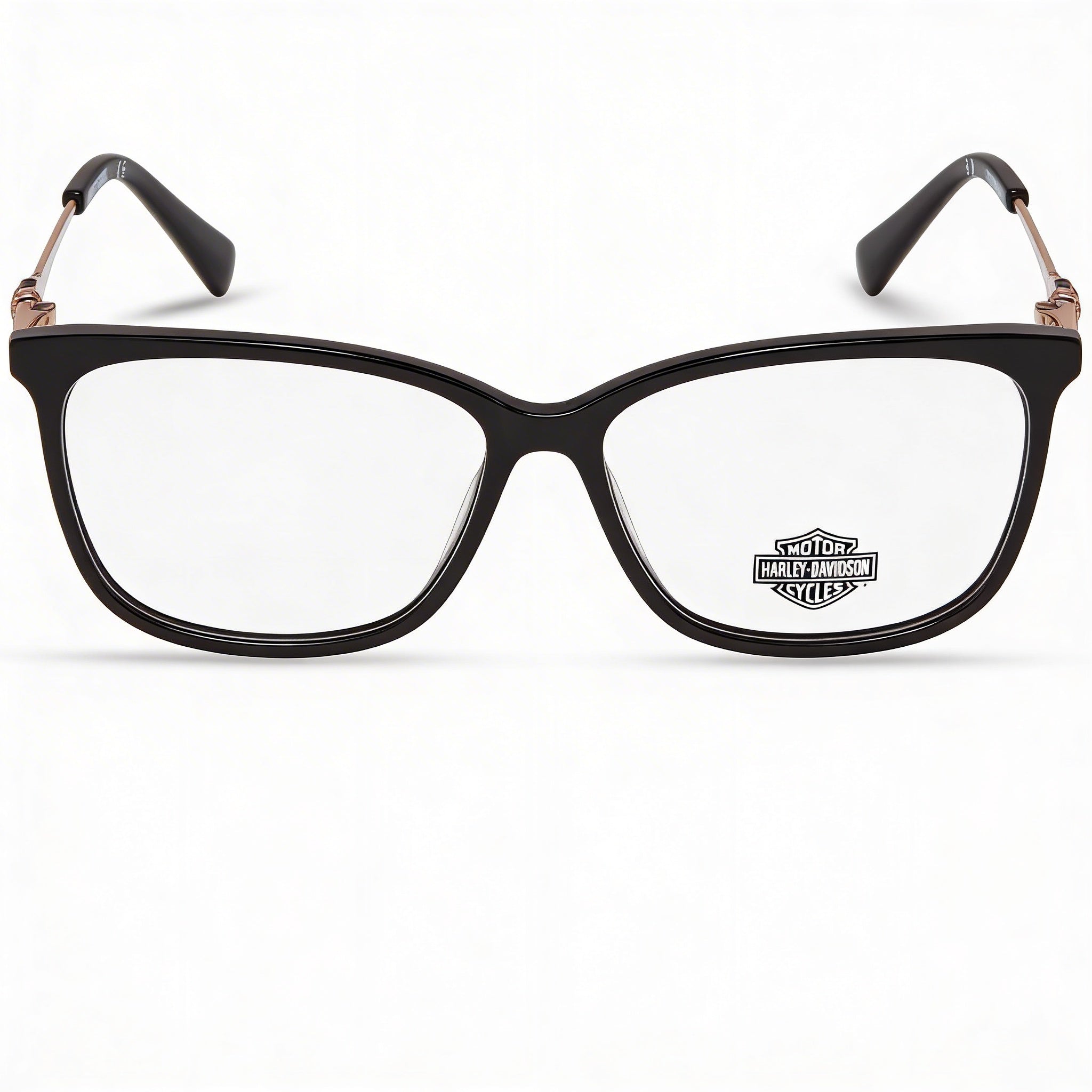 Gafas Harley-Davidson Hd0564 para hombre con montura de plástico negra y lentes de policarbonato transparente, 54-15-140, Photo 2