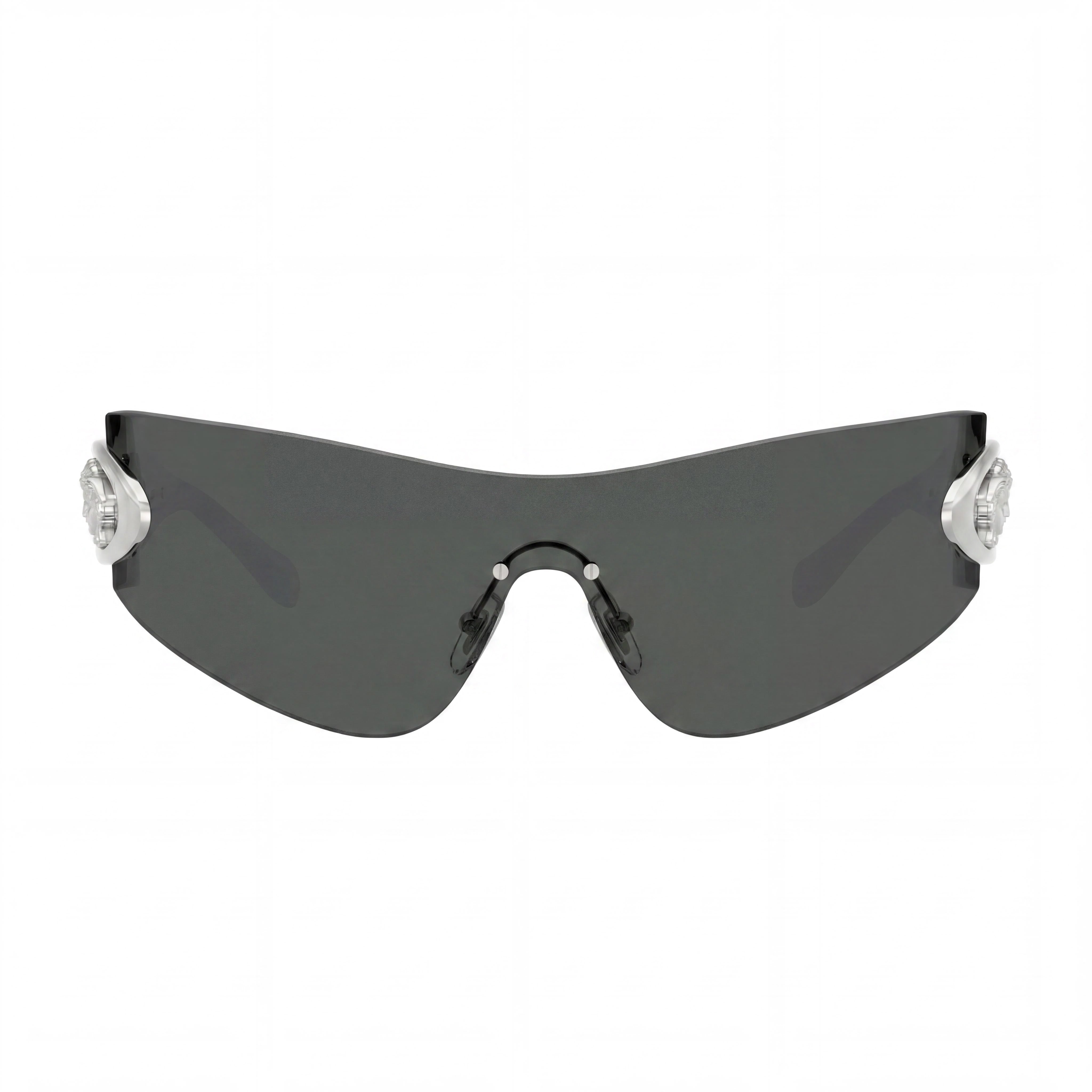 Gafas Versace Glam Modern Unisex de Acetato con Montura Gris Oscuro y Lentes de Policarbonato Gris Oscuro de 42 mm, Photo 2