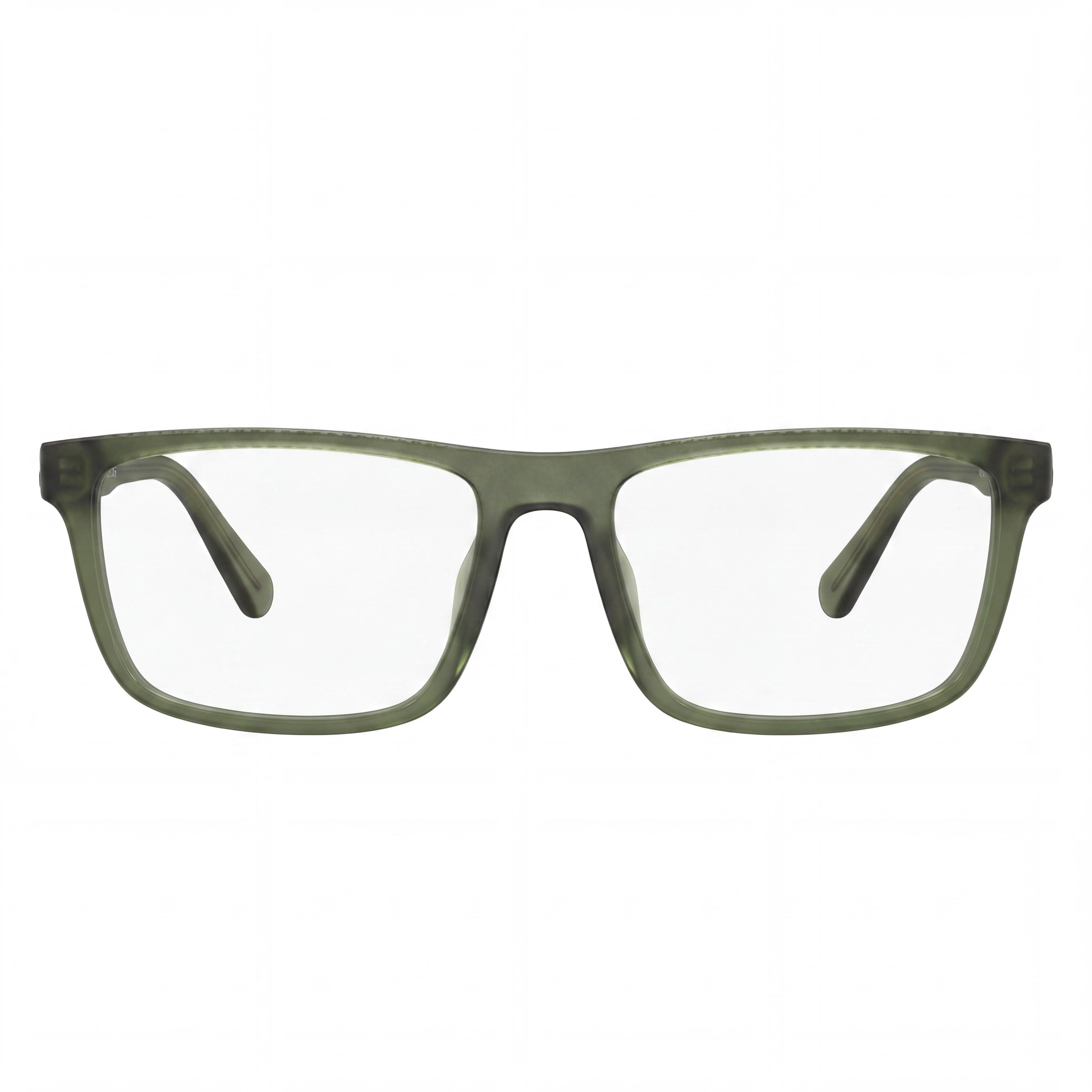 Coach Hc6263u Universal Fit Men's Plastic Eyeglasses Matte Transparent Army Green 55mm, Photo 2