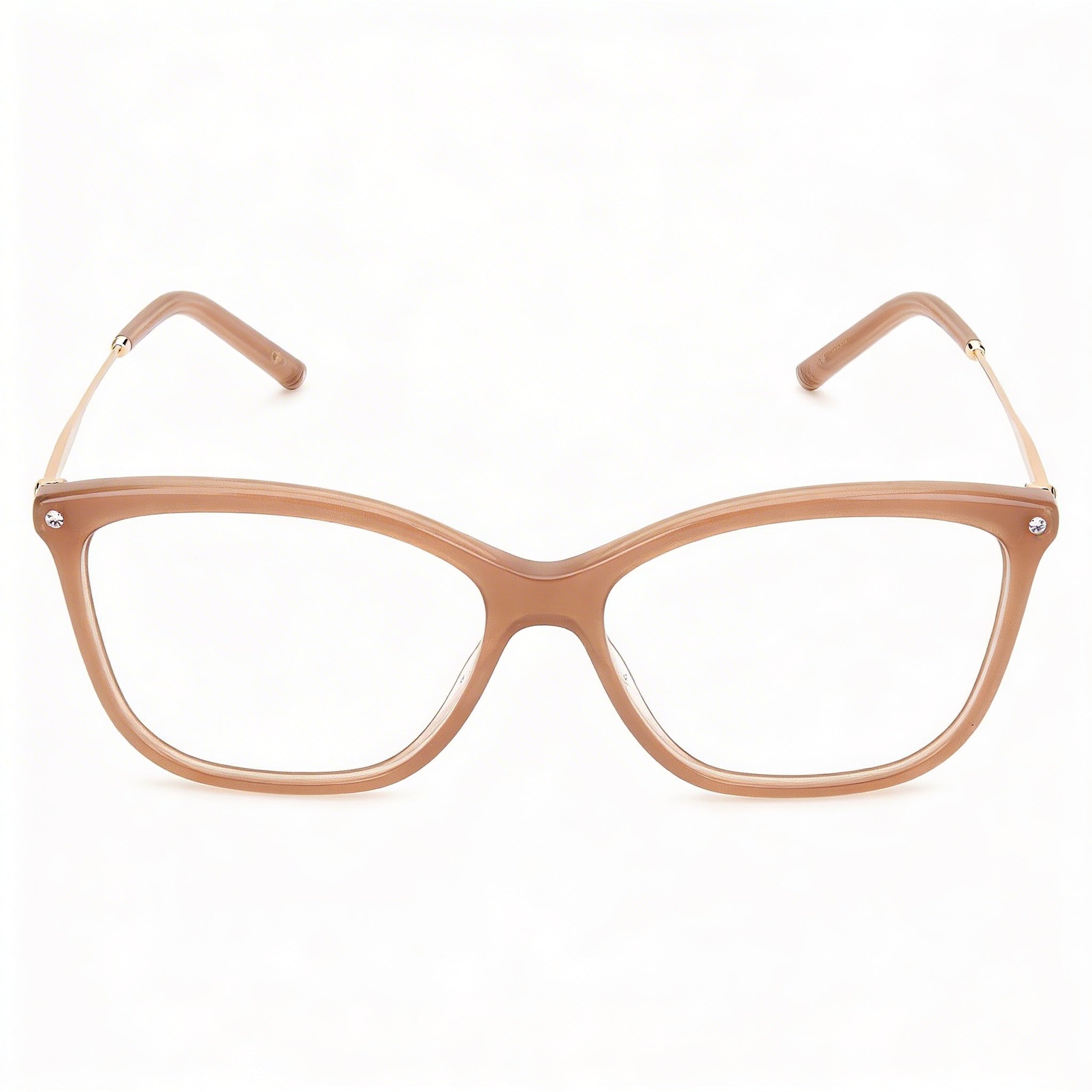 Carolina Herrera Her 0154 Women's Sunglasses with Multicolored Plastic Frame and Nude Glitter Lenses, 56mm, Photo 2
