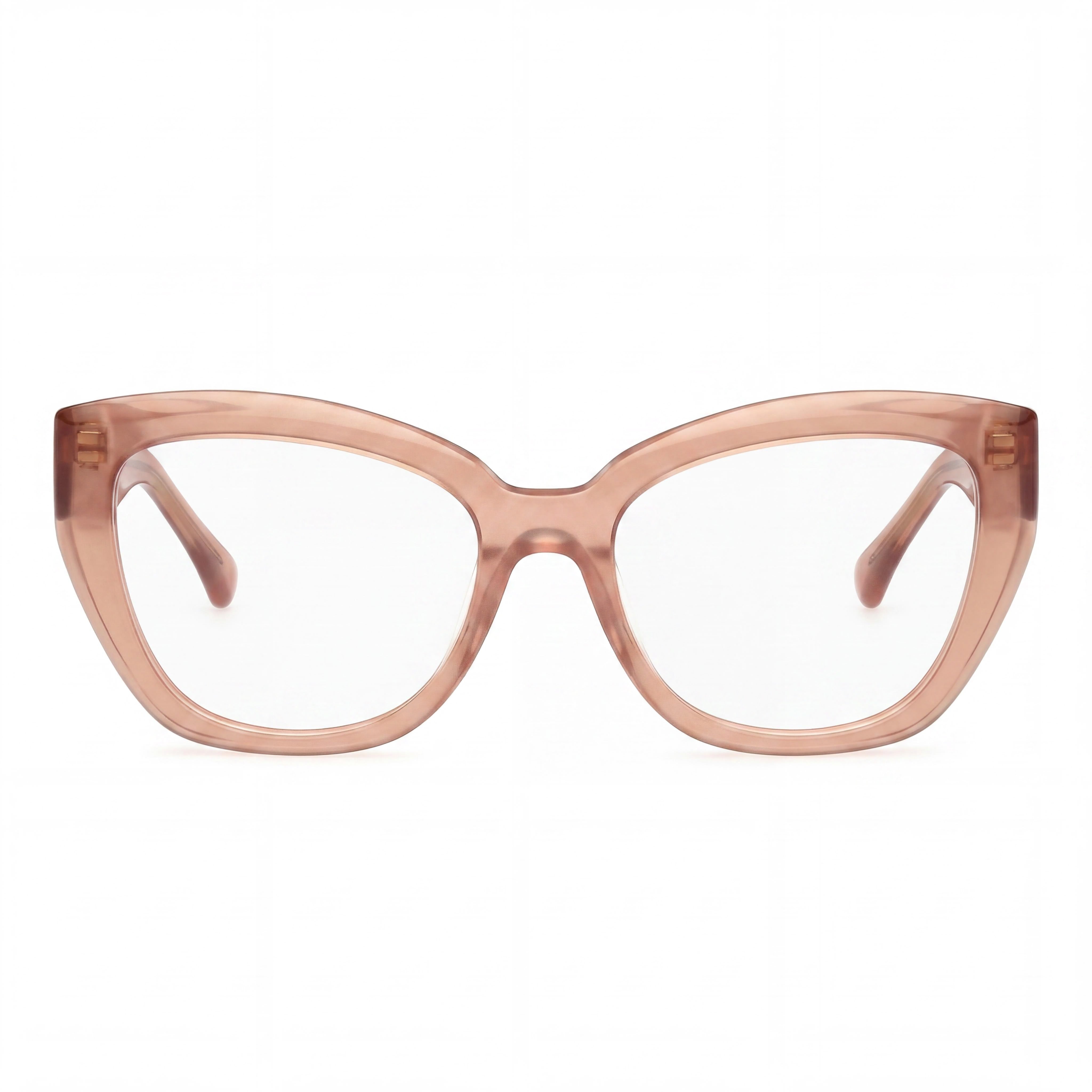 MaxMara Gafas para hombre polarizadas de plástico, color marrón claro brillante 54-18-140, Photo 2