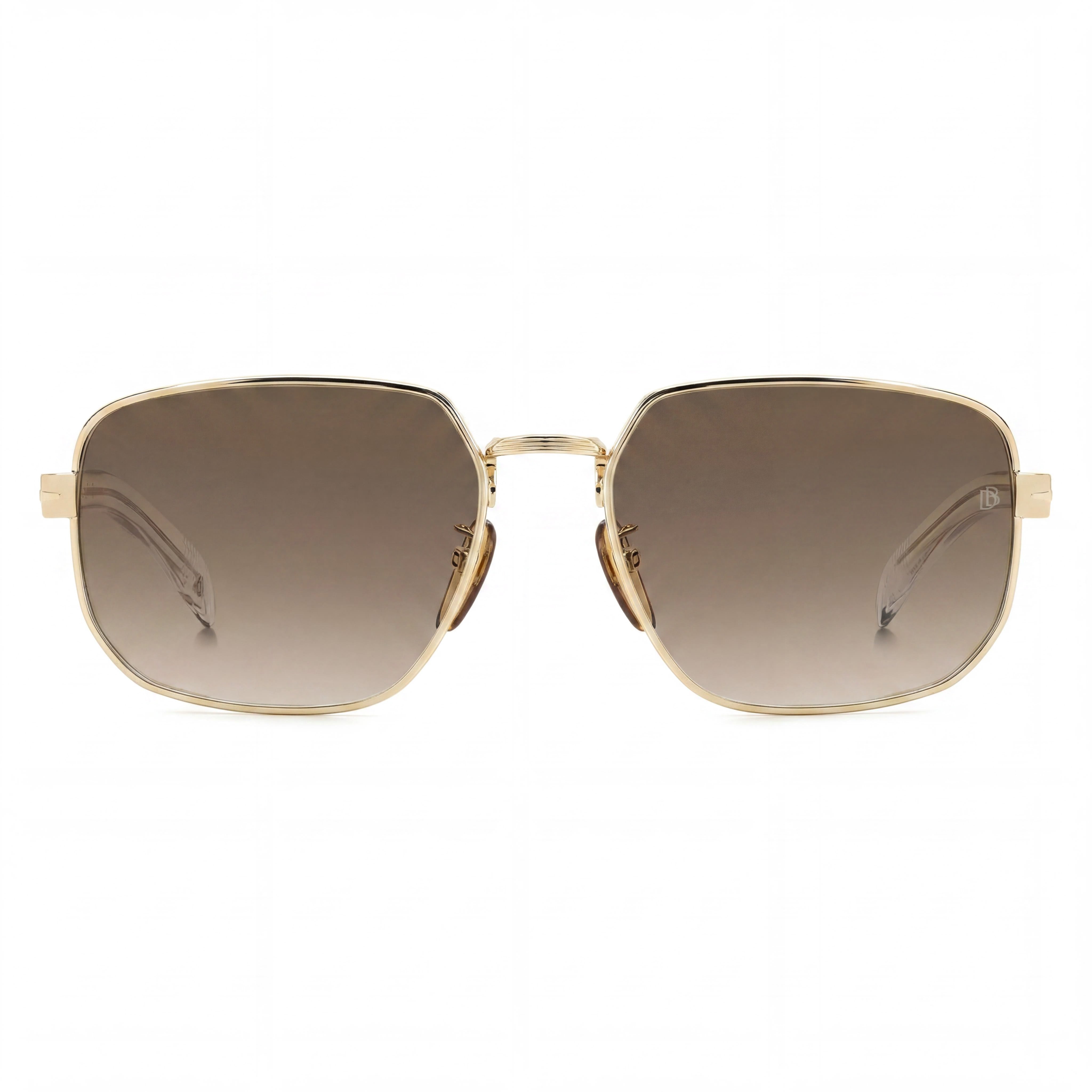 Beckham Db 7121/G/S Women's Gold Glass Stone Stainless Steel Frame, Gold Crystal Non- Sunglasses 60mm, Photo 2