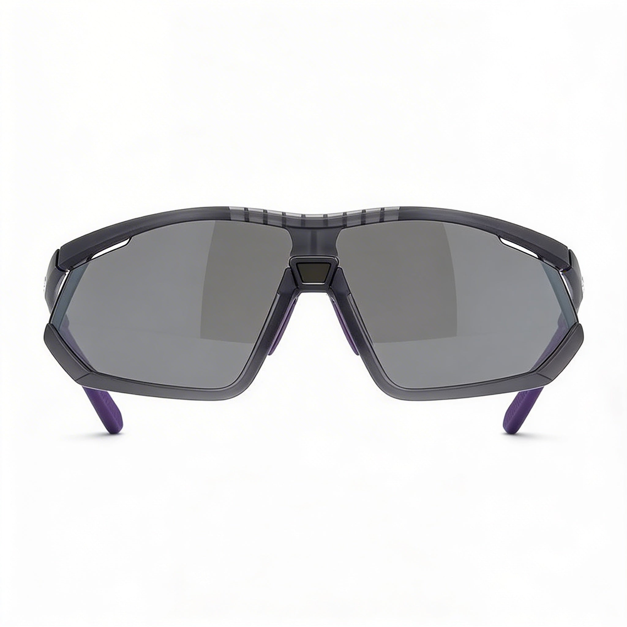 Gafas de sol adidas Classic Unisexo Deportivas Gris Glaseado con Montura de Compuesto y Lentes UV Ahumadas con Espejo No Polarizadas de 59mm, Photo 2