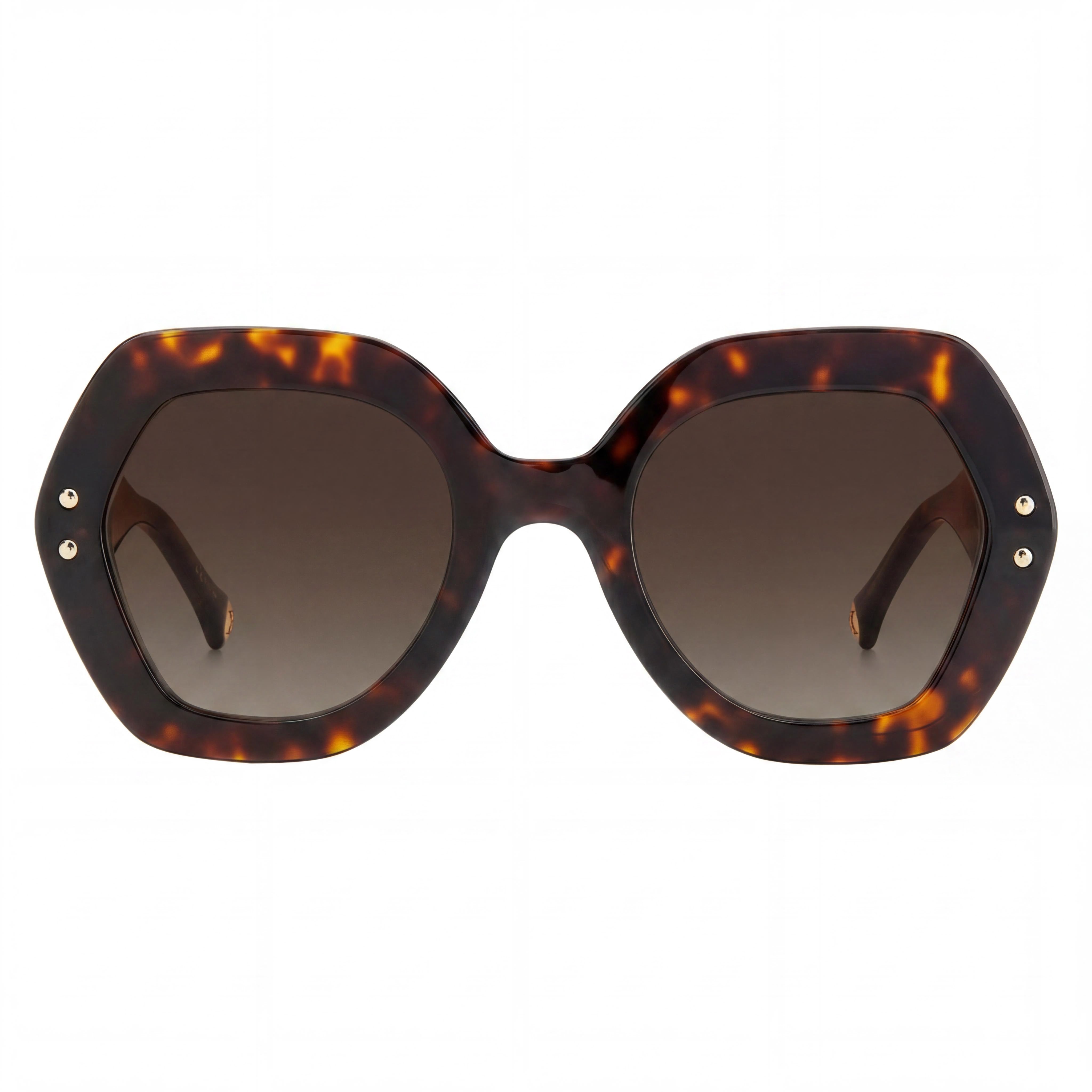 Carolina Herrera HER 0126/S Women's Classic Acetate Havana White Brown Shaded 52mm Eyeglasses, Photo 2