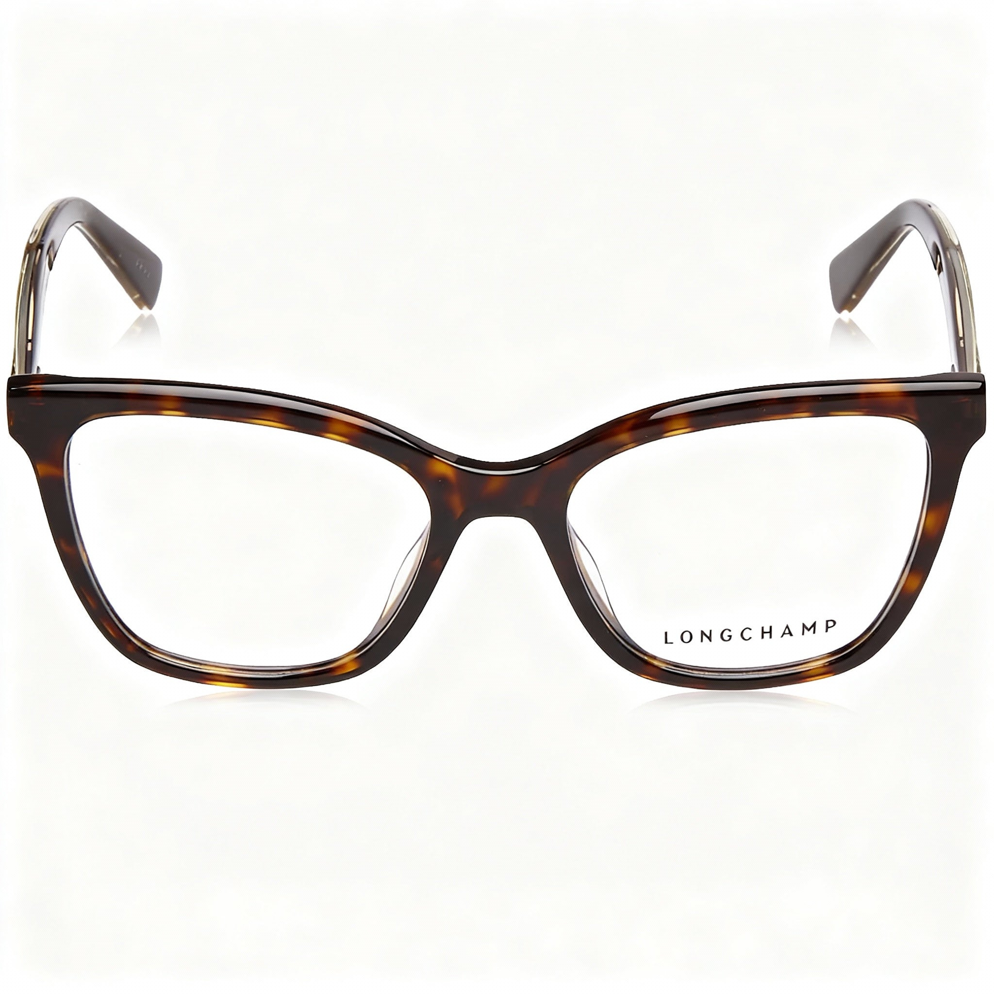 Longchamp LO2689 Women's Casual Tortoise Frame Eyewear with Polycarbonate Lenses, 53mm Lens Width