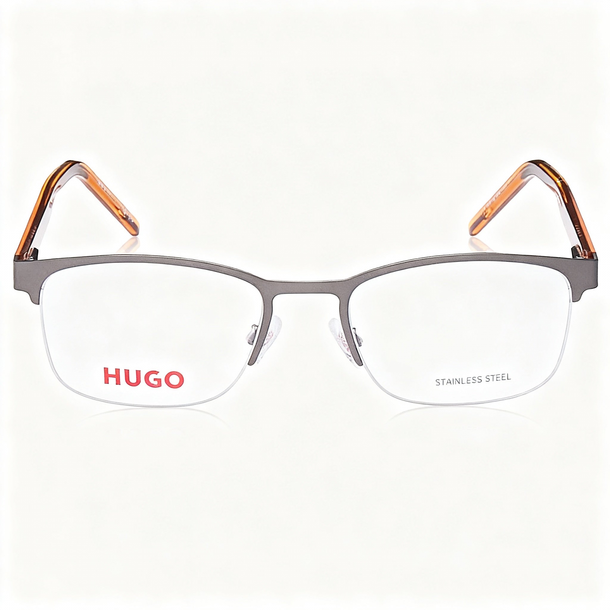 Hugo Boss Hg 1247 Men's Steel Casual Non-Polarized Eyewear, Ruthen Green, 53mm, Photo 2